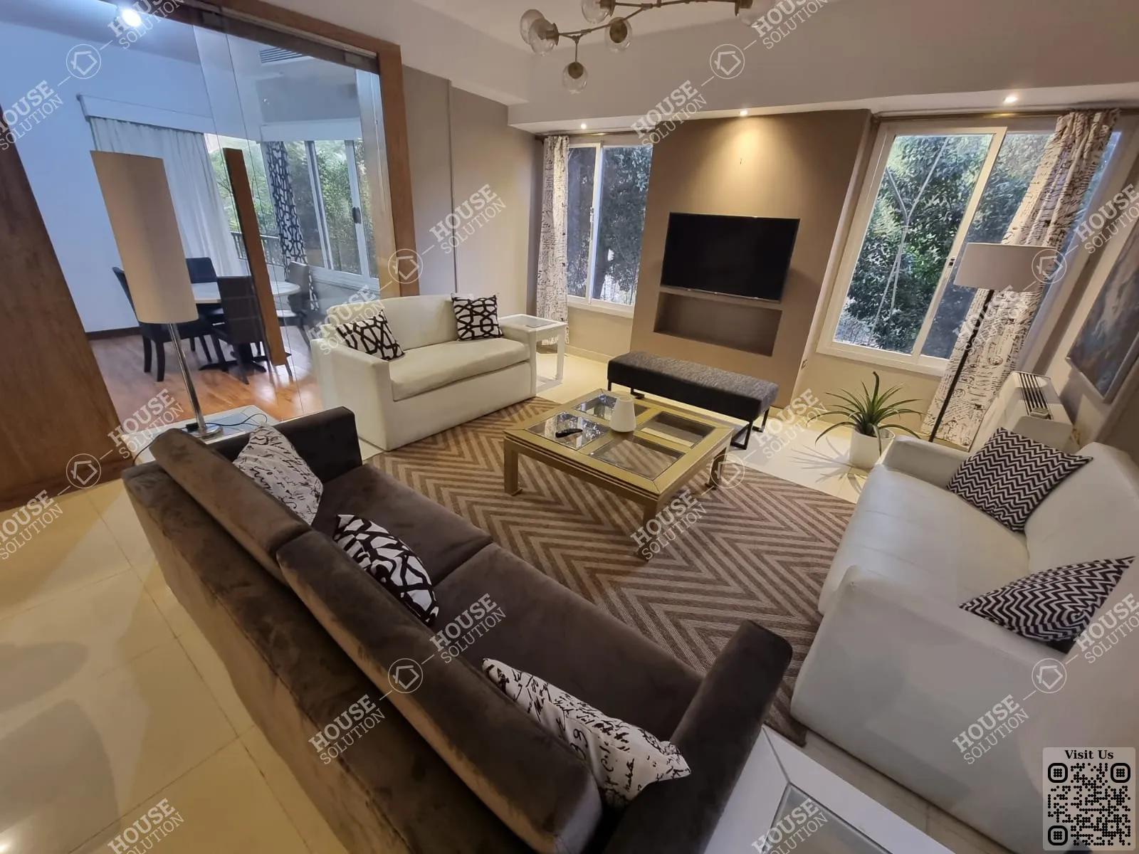 LIVING AREA  @ Apartments For Rent In Maadi Maadi Degla Area: 280 m² consists of 4 Bedrooms 3 Bathrooms Modern furnished 5 stars #3969-1