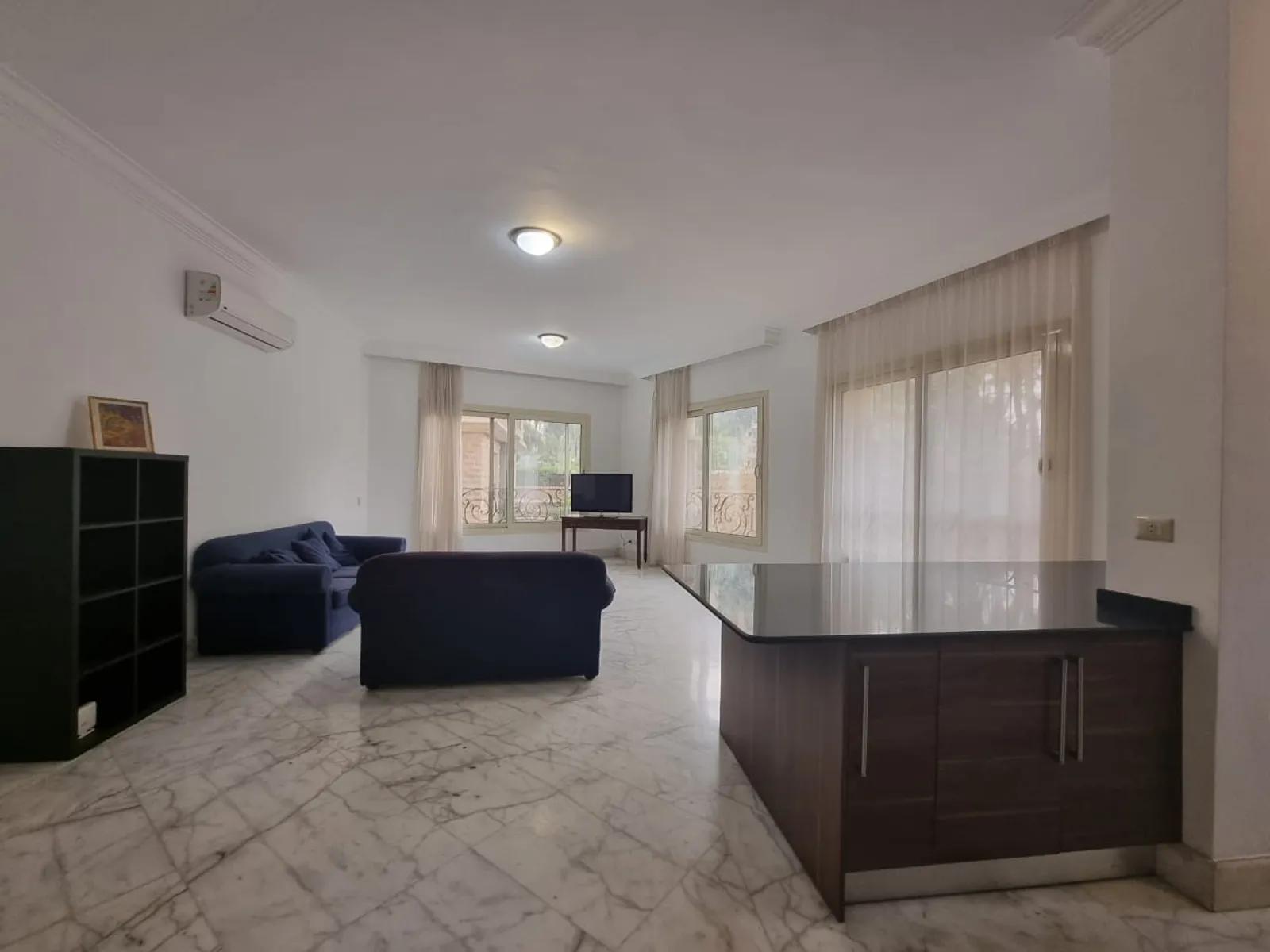 SUNNY MODERN FURNISHED APARTMENT WITH SHARED SWIMMING POOL FOR RENT IN SARAYAT EL MAADI - #5268 - Modern furnished