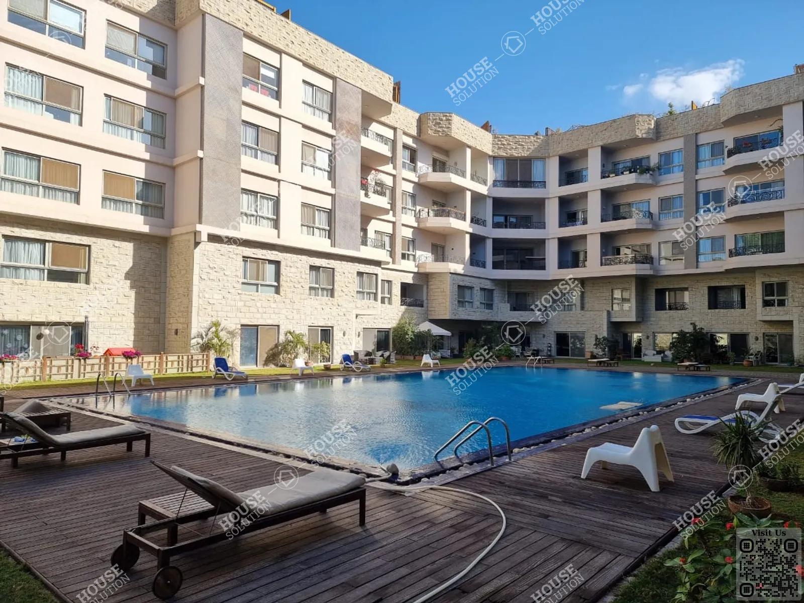 SHARED SWIMMING POOL  @ Ground Floors For Rent In Maadi Maadi Sarayat Area: 355 m² consists of 4 Bedrooms 4 Bathrooms Modern furnished 5 stars #5471-1