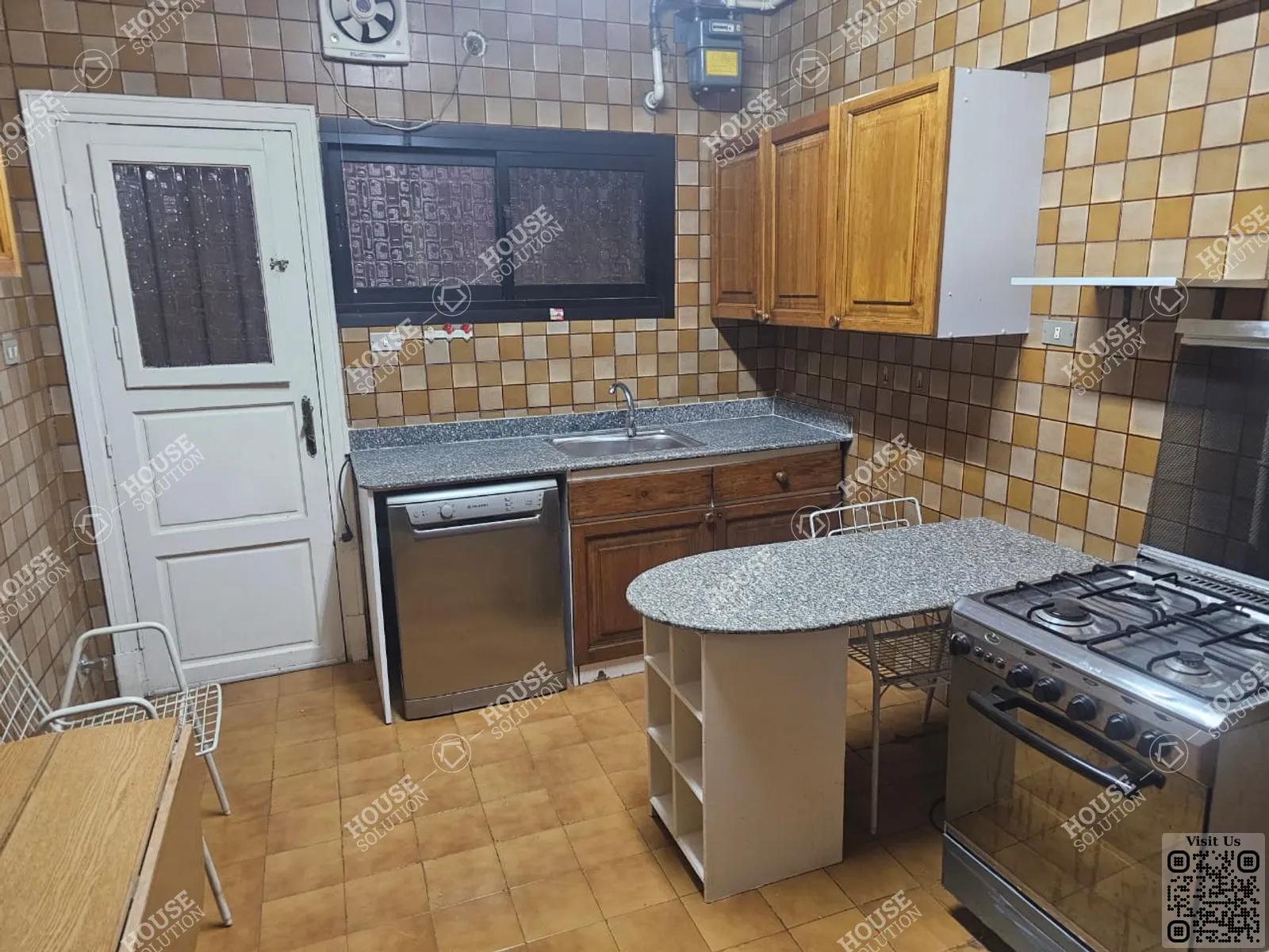 KITCHEN  @ Apartments For Rent In Maadi Maadi Sarayat Area: 185 m² consists of 3 Bedrooms 3 Bathrooms Furnished 5 stars #5881-1