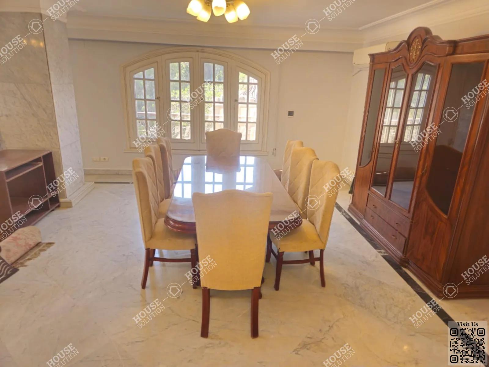 DINING AREA @ Apartments For Rent In Maadi Maadi Sarayat Area: 325 m² consists of 4 Bedrooms 4 Bathrooms Modern furnished 5 stars #5883-2