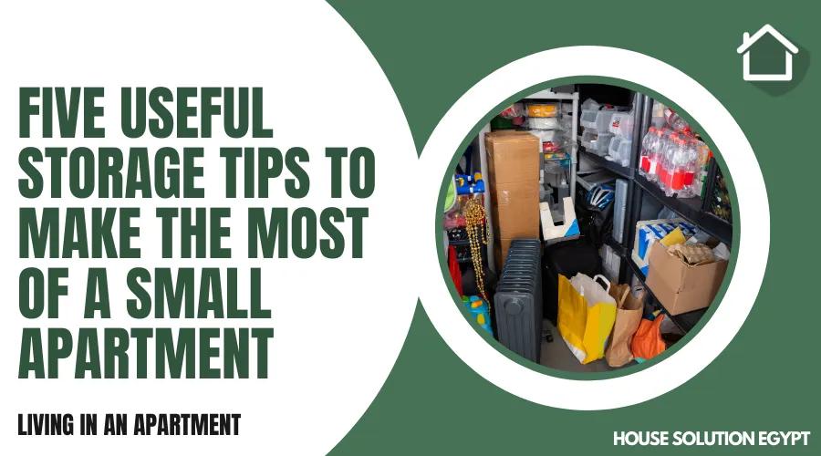 FIVE USEFUL STORAGE TIPS TO MAKE THE MOST OF A SMALL APARTMENT  - #354 - article image