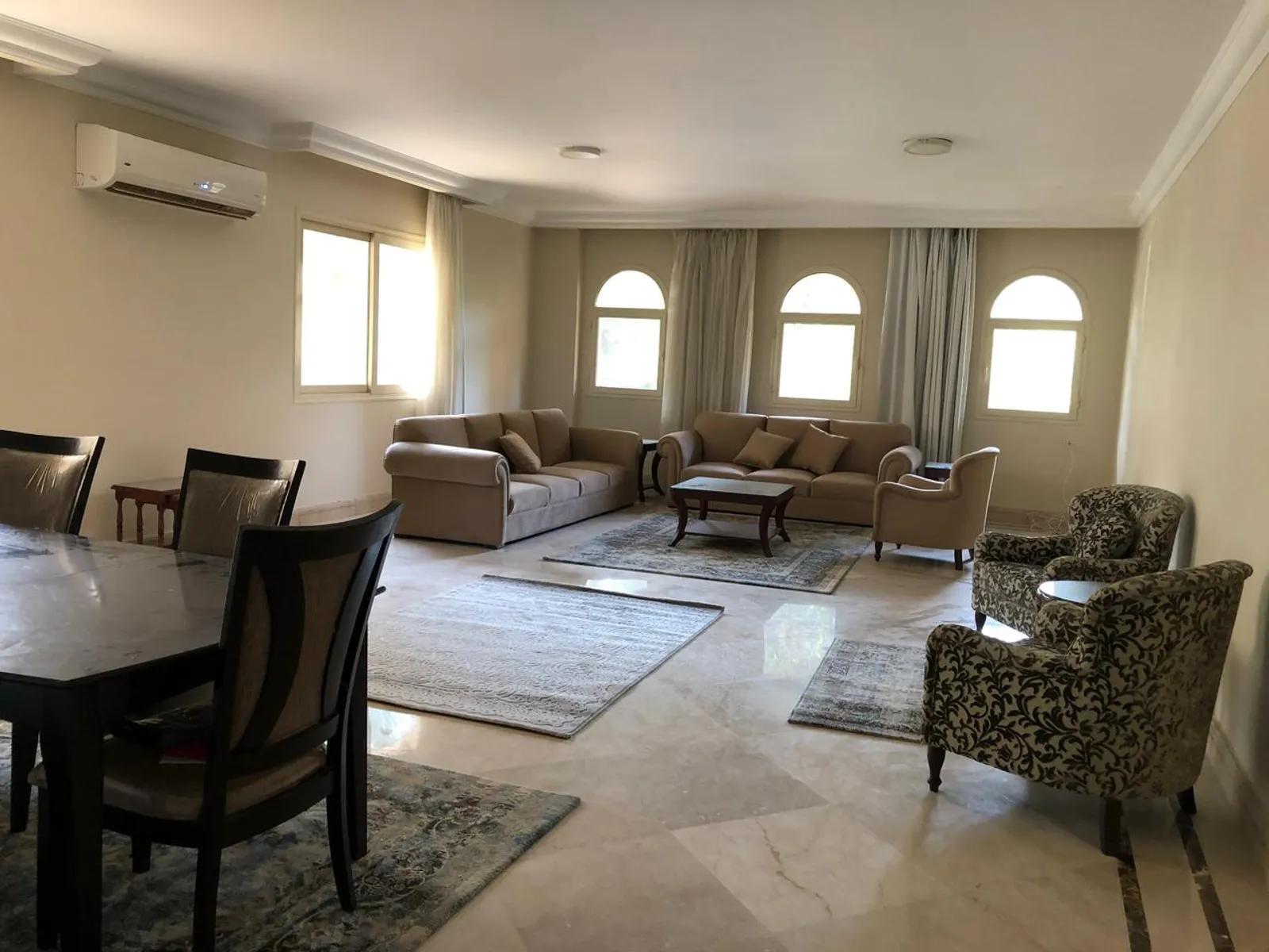MODERN FURNISHED APARTMENT WITH SHARED SWIMMING POOL FOR RENT IN SARAYAT EL MAADI CAIRO EGYPT - #5459 - Modern furnished