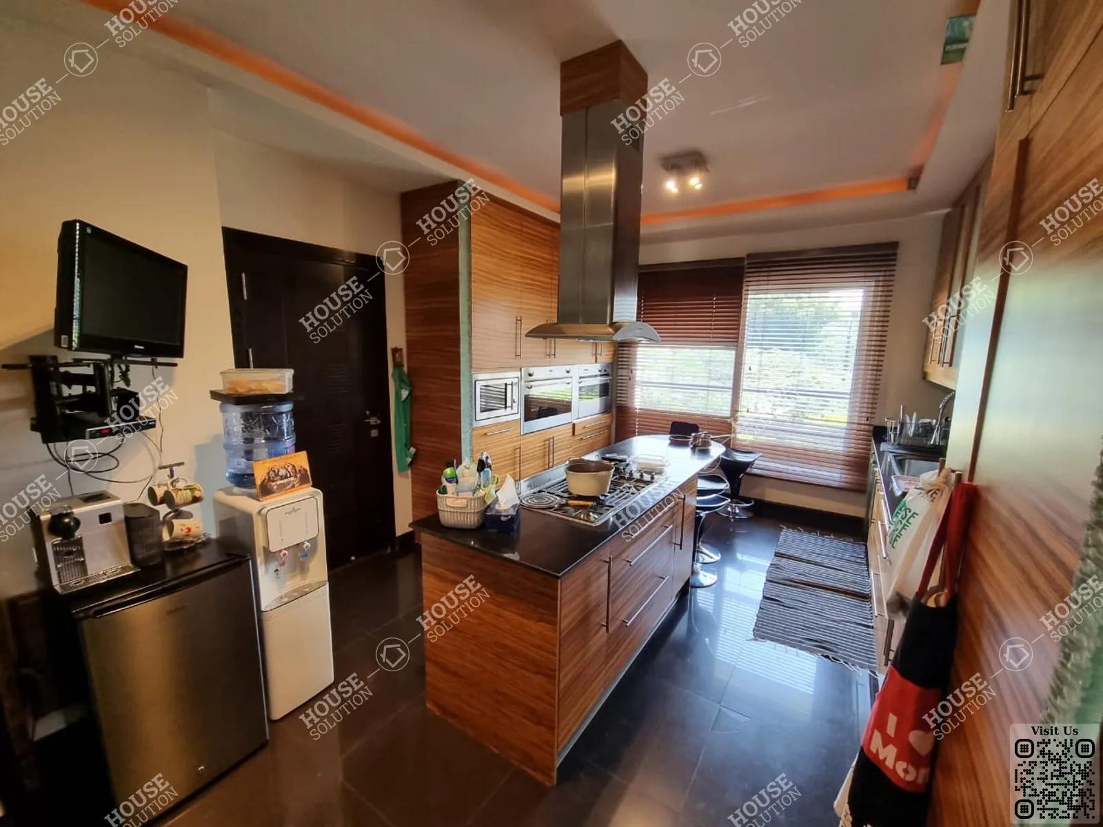 KITCHEN  @ Villas For Rent In Katameya katameya Heights Area: 550 m² consists of 6 Bedrooms 6 Bathrooms Semi furnished 5 stars #5588-1