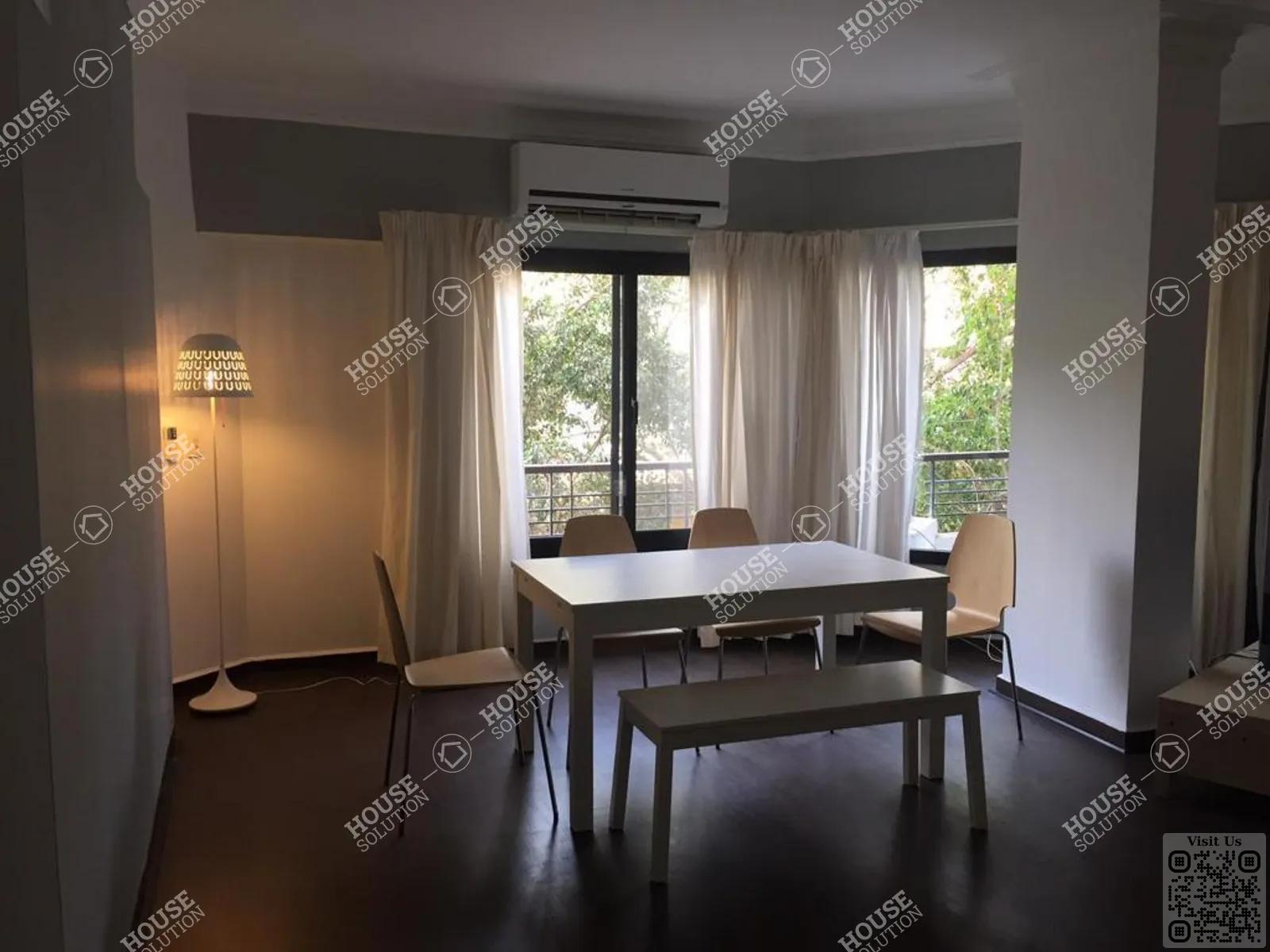 DINING AREA @ Apartments For Rent In Maadi Maadi Sarayat Area: 165 m² consists of 3 Bedrooms 2 Bathrooms Modern furnished 5 stars #5858-1
