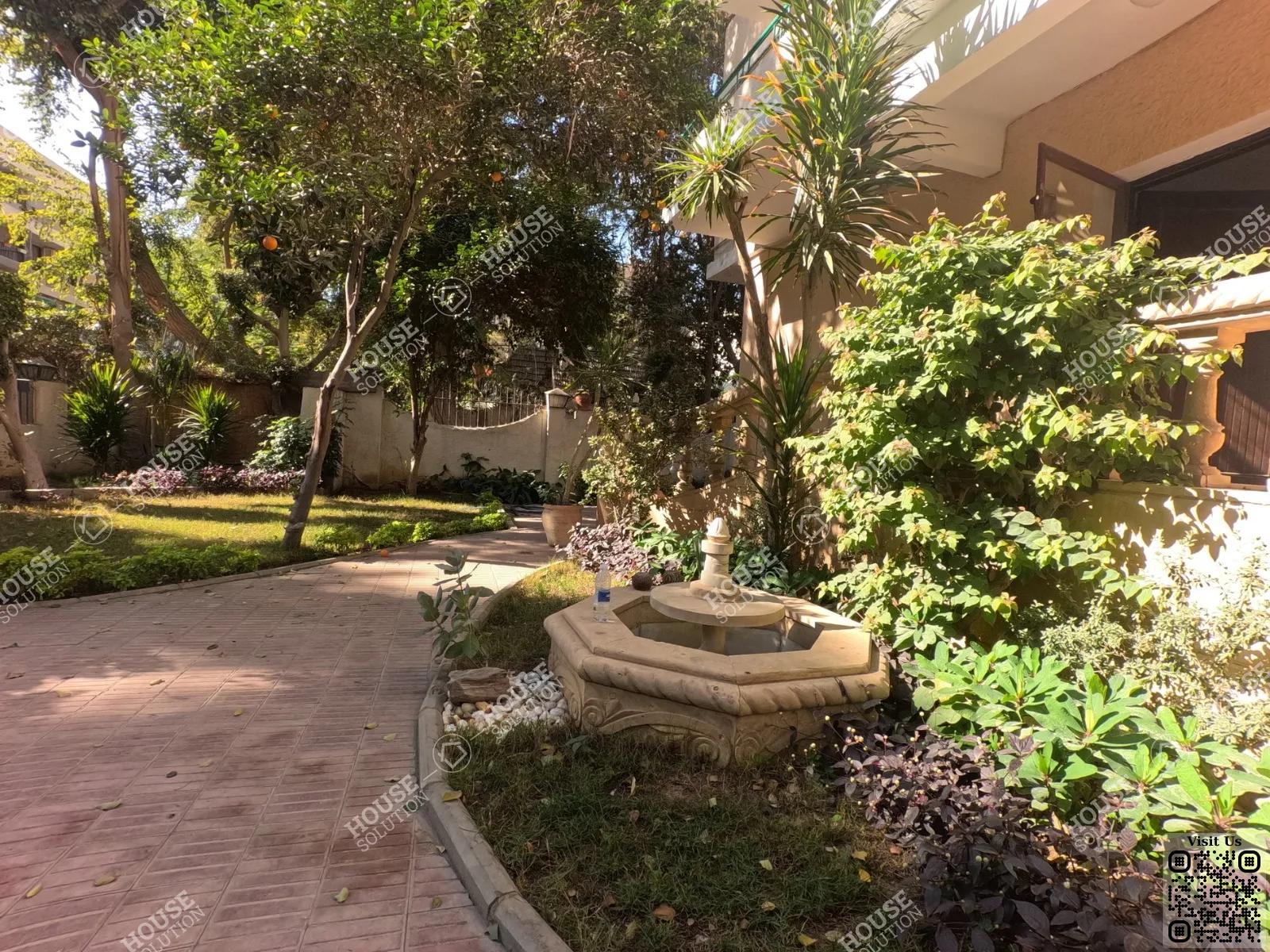 PRIVATE GARDEN  @ Ground Floors For Rent In Maadi Maadi Sarayat Area: 320 m² consists of 4 Bedrooms 3 Bathrooms Semi furnished 5 stars #3233-0