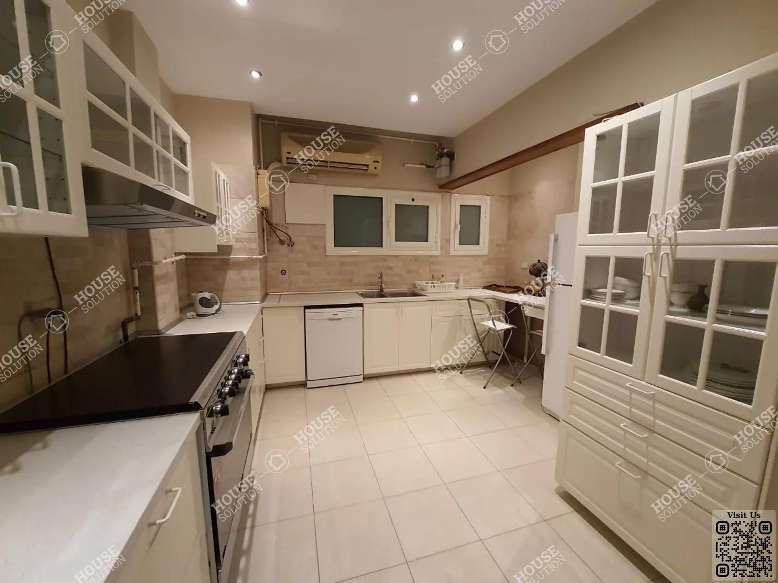 KITCHEN  @ Apartments For Rent In Maadi Maadi Degla Area: 210 m² consists of 3 Bedrooms 2 Bathrooms Modern furnished 5 stars #4827-2