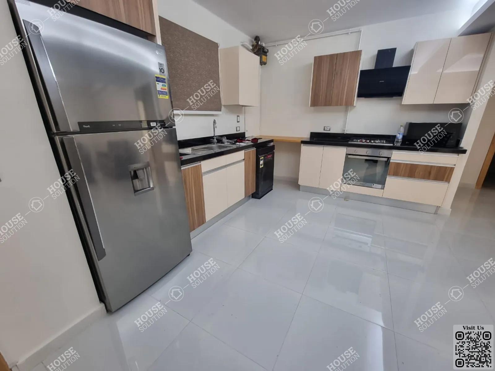 KITCHEN  @ Apartments For Rent In Maadi Maadi Sarayat Area: 145 m² consists of 2 Bedrooms 2 Bathrooms Modern furnished 5 stars #5758-1