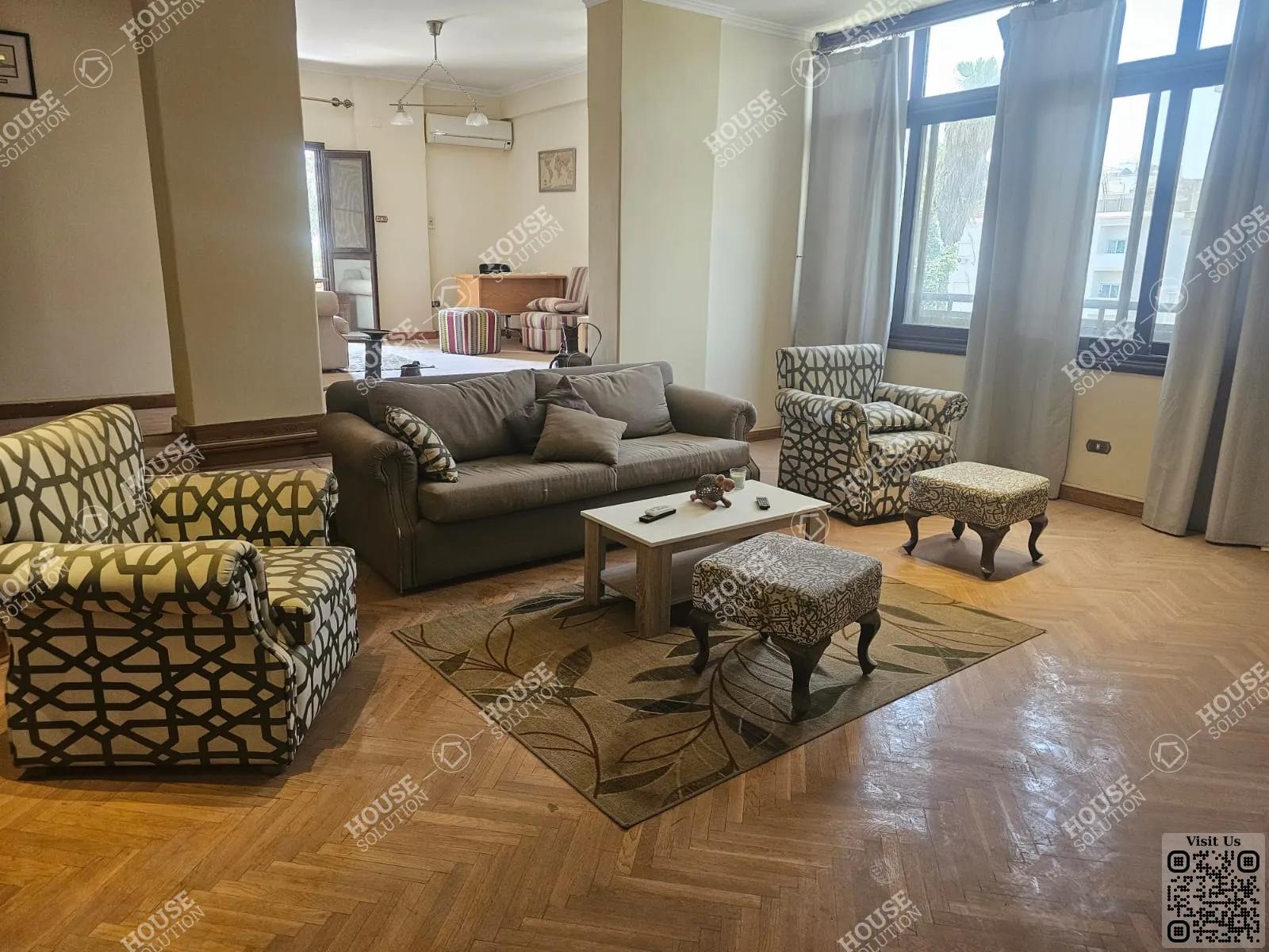 RECEPTION  @ Apartments For Rent In Maadi Maadi Sarayat Area: 165 m² consists of 3 Bedrooms 2 Bathrooms Furnished 5 stars #5874-0
