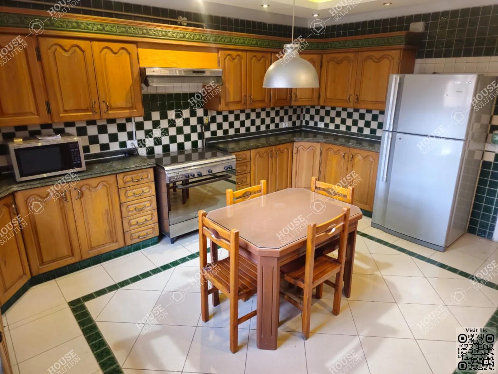 KITCHEN  @ Apartments For Rent In Maadi Maadi Sarayat Area: 325 m² consists of 4 Bedrooms 4 Bathrooms Modern furnished 5 stars #5883-1