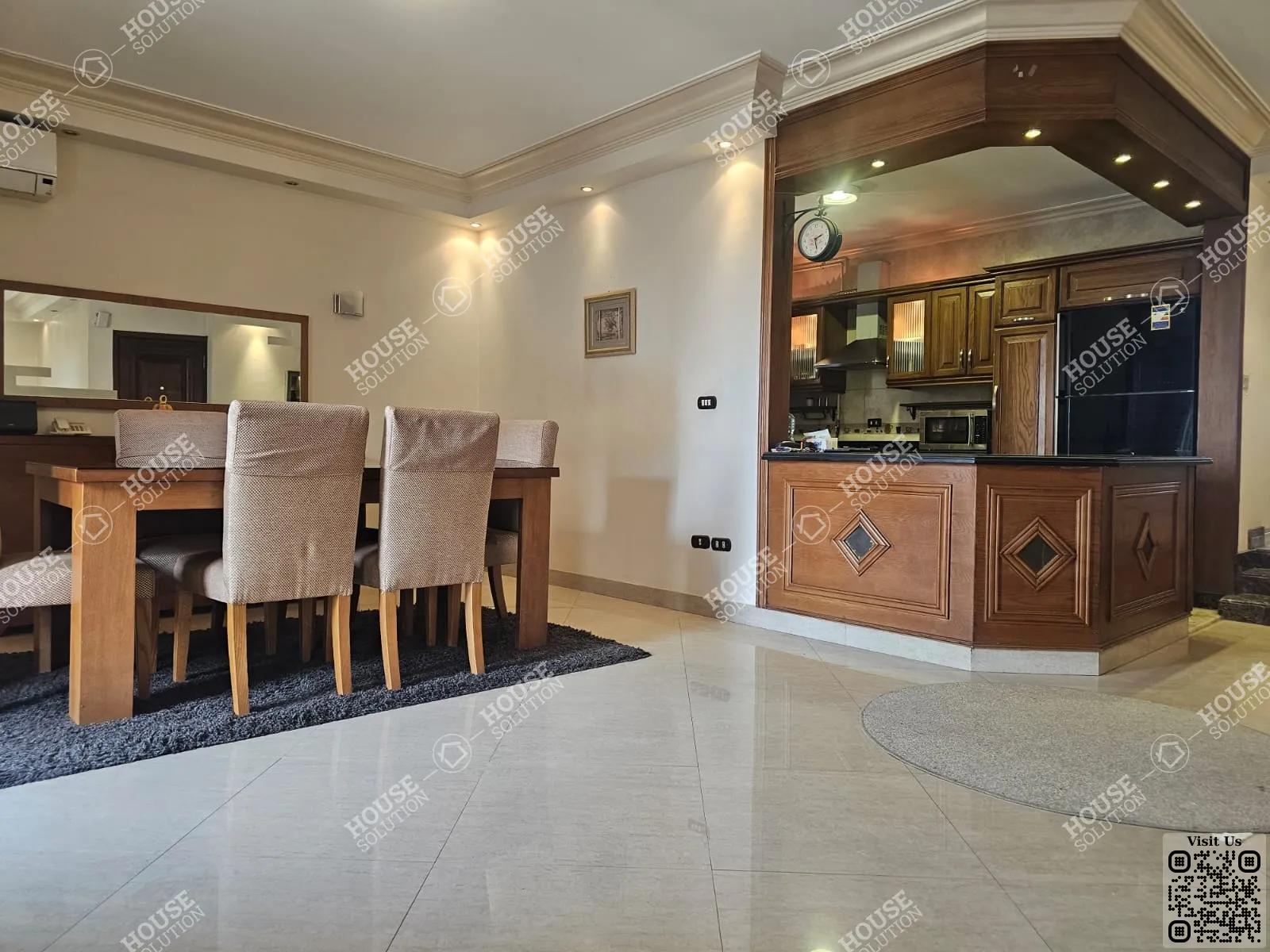 DINING AREA @ Apartments For Rent In Maadi Maadi Degla Area: 175 m² consists of 3 Bedrooms 2 Bathrooms Furnished 5 stars #5887-2