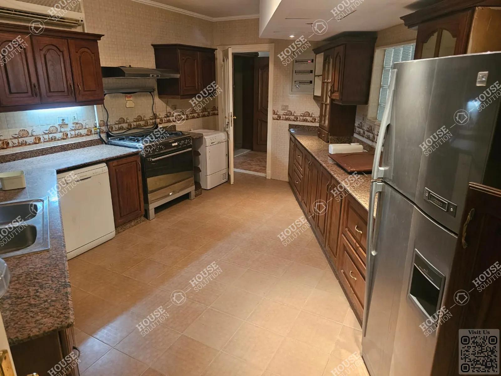 KITCHEN  @ Apartments For Rent In Maadi Maadi Sarayat Area: 225 m² consists of 4 Bedrooms 3 Bathrooms Modern furnished 5 stars #5891-1