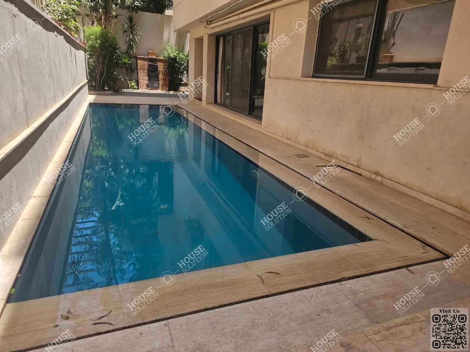 PRIVATE SWIMMING POOL  @ Ground Floors For Rent In Maadi Maadi Degla Area: 450 m² consists of 4 Bedrooms 4 Bathrooms Modern furnished 5 stars #5906-2