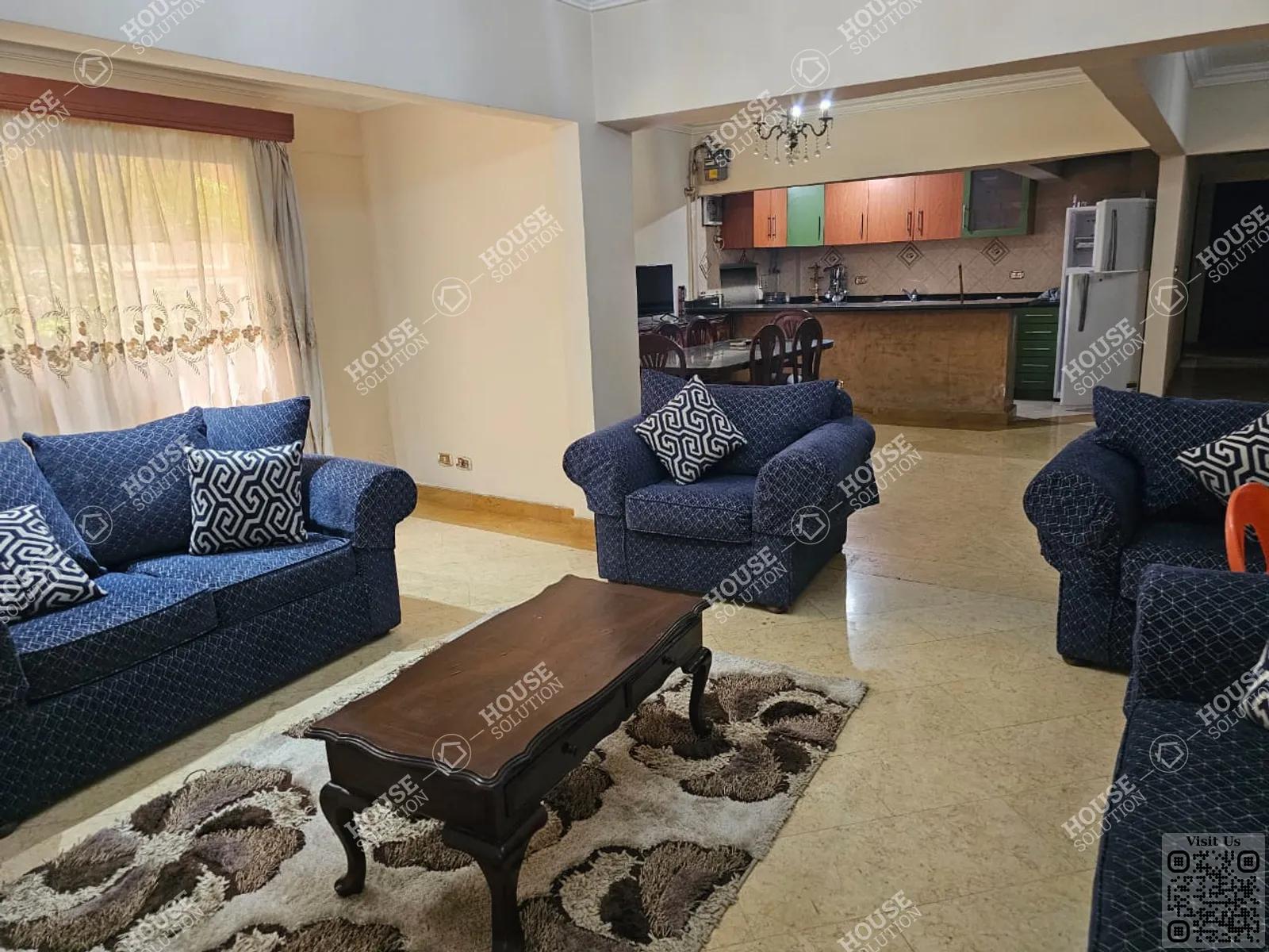 RECEPTION  @ Apartments For Rent In Maadi Maadi Degla Area: 145 m² consists of 2 Bedrooms 1 Bathrooms Furnished 5 stars #5908-0