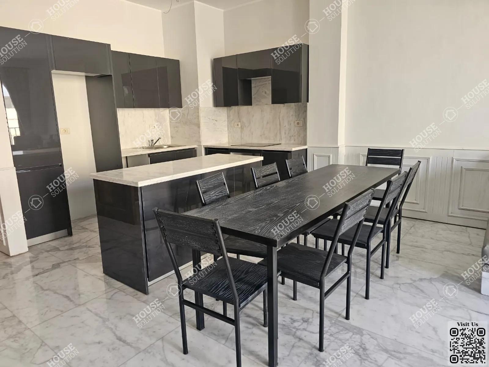 KITCHEN  @ Apartments For Rent In Maadi Maadi Sarayat Area: 165 m² consists of 3 Bedrooms 3 Bathrooms Modern furnished 5 stars #5915-1