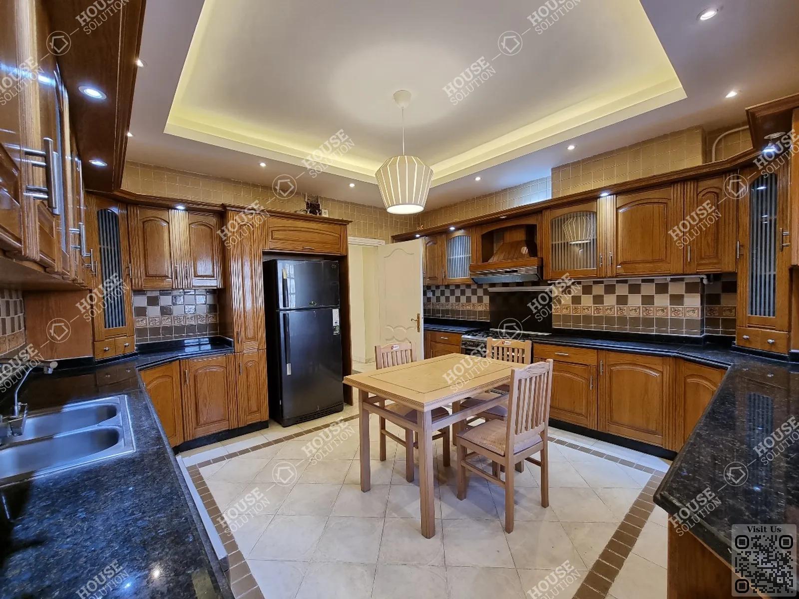 KITCHEN  @ Apartments For Rent In Maadi Maadi Sarayat Area: 250 m² consists of 4 Bedrooms 3 Bathrooms Modern furnished 5 stars #5922-1