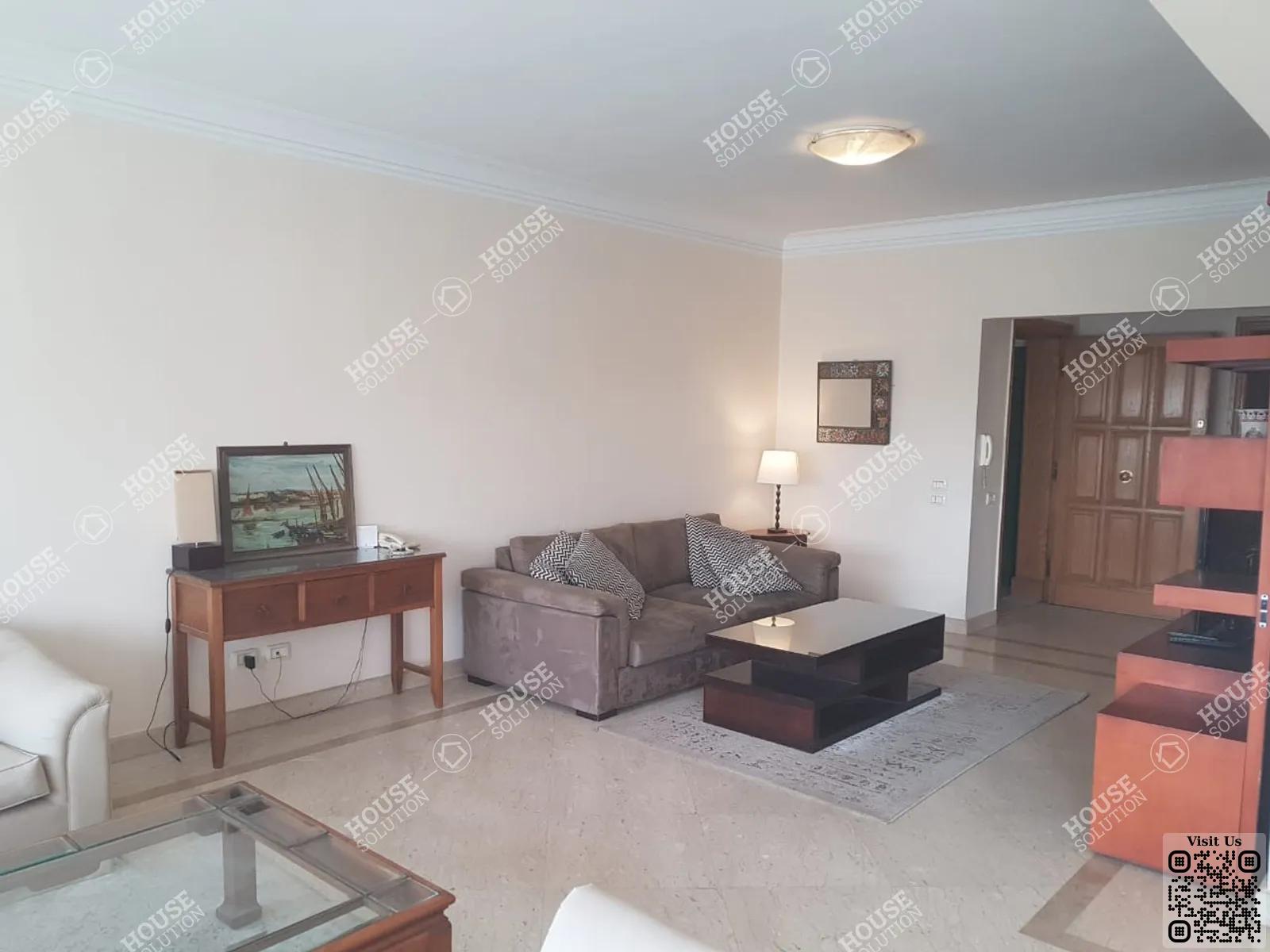 LIVING AREA  @ Apartments For Rent In Maadi Maadi Degla Area: 160 m² consists of 3 Bedrooms 2 Bathrooms Furnished 5 stars #6088-2