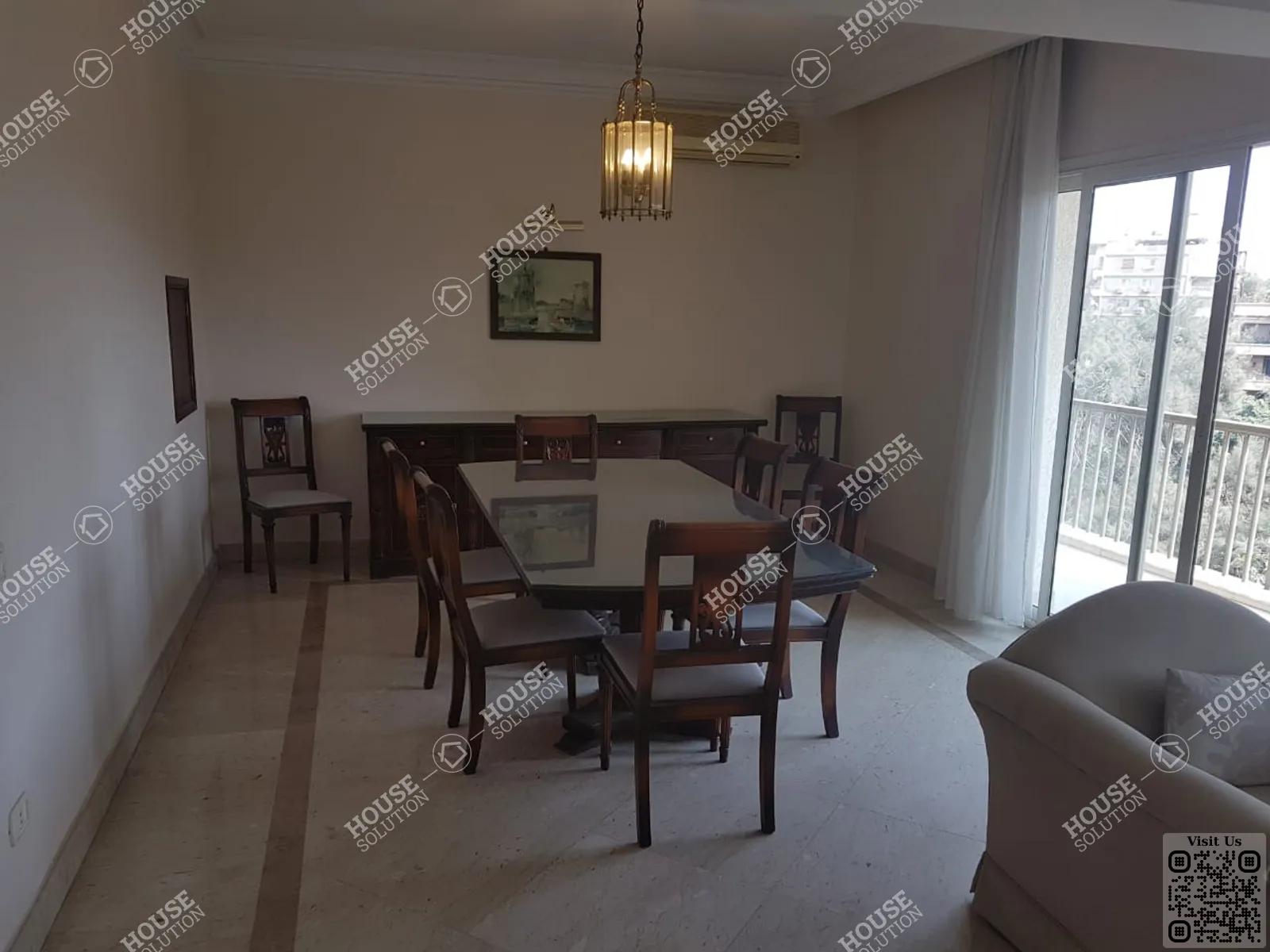 DINING AREA @ Apartments For Rent In Maadi Maadi Degla Area: 160 m² consists of 3 Bedrooms 2 Bathrooms Furnished 5 stars #6088-1