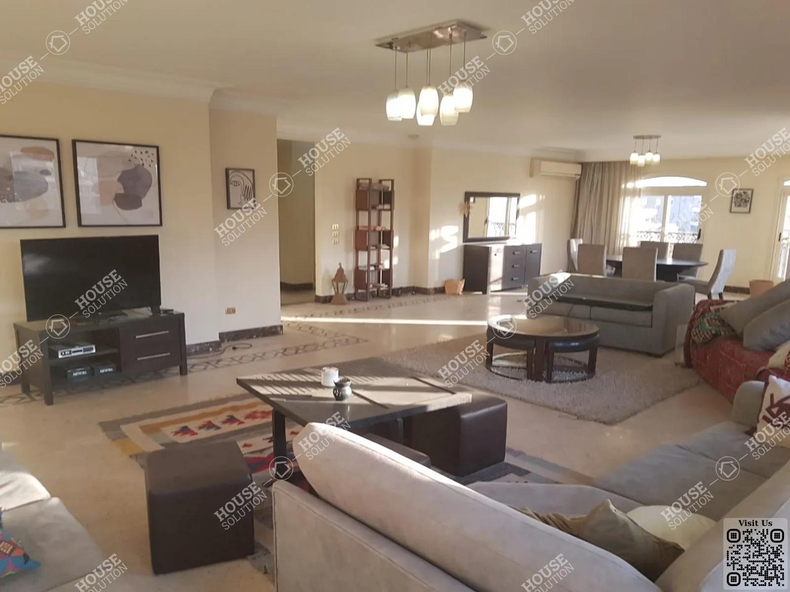 RECEPTION  @ Apartments For Rent In Maadi Maadi Sarayat Area: 320 m² consists of 4 Bedrooms 4 Bathrooms Furnished 5 stars #6092-0