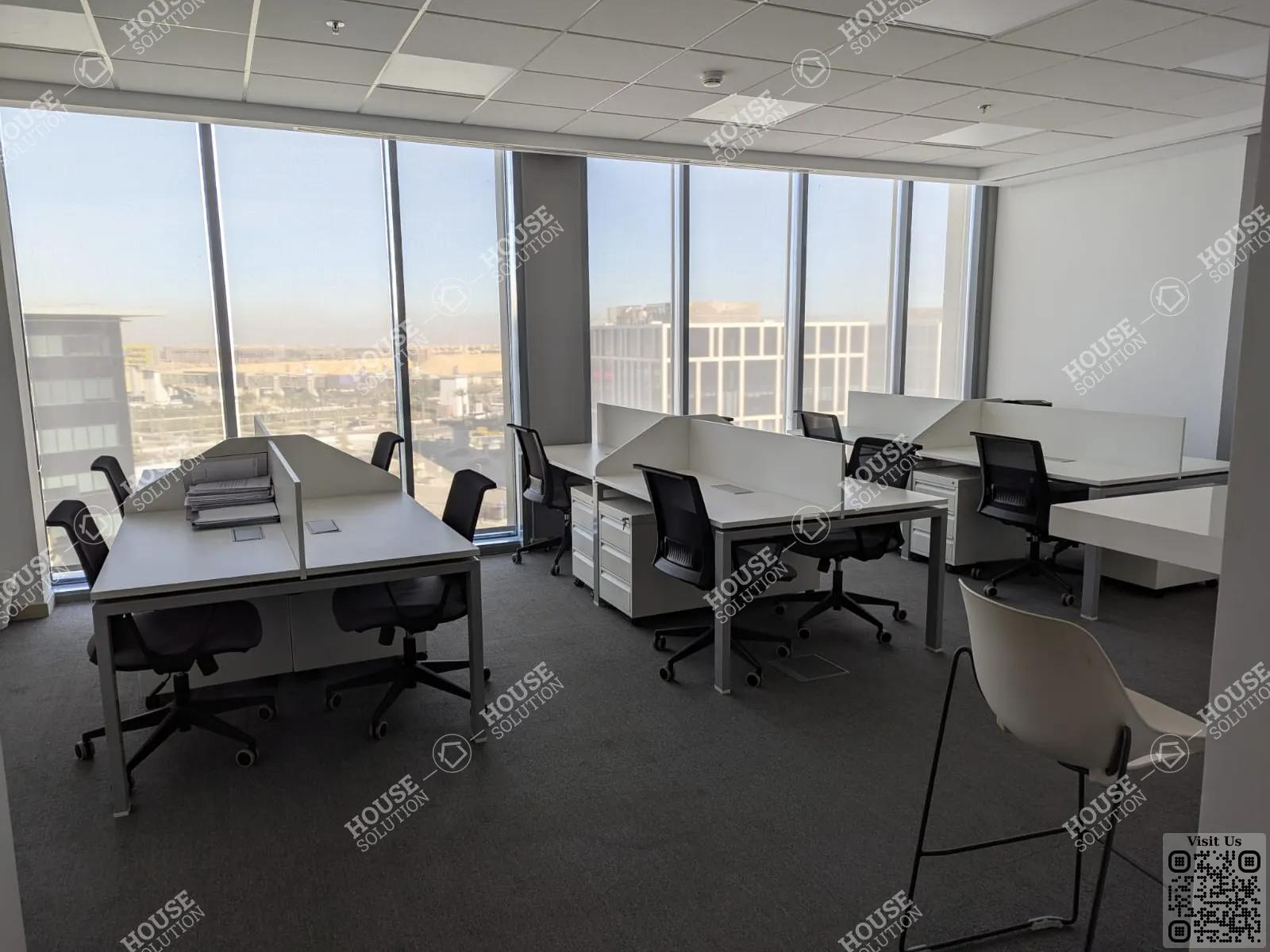 RECEPTION  @ Office spaces For Rent In New Cairo Cairo Festival City Al-Futtaim Area: 151 m² consists of 3 Bedrooms 1 Bathrooms Modern furnished 5 stars #6099-0