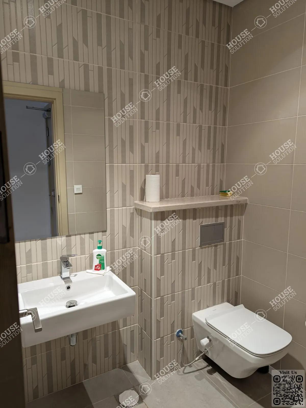 BATHROOM  @ Office spaces For Rent In New Cairo Cairo Festival City Al-Futtaim Area: 151 m² consists of 3 Bedrooms 1 Bathrooms Modern furnished 5 stars #6099-2