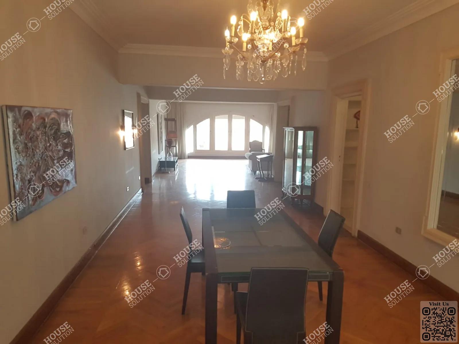 DINING AREA @ Apartments For Rent In Maadi Maadi Sarayat Area: 170 m² consists of 3 Bedrooms 3 Bathrooms Modern furnished 5 stars #6101-1