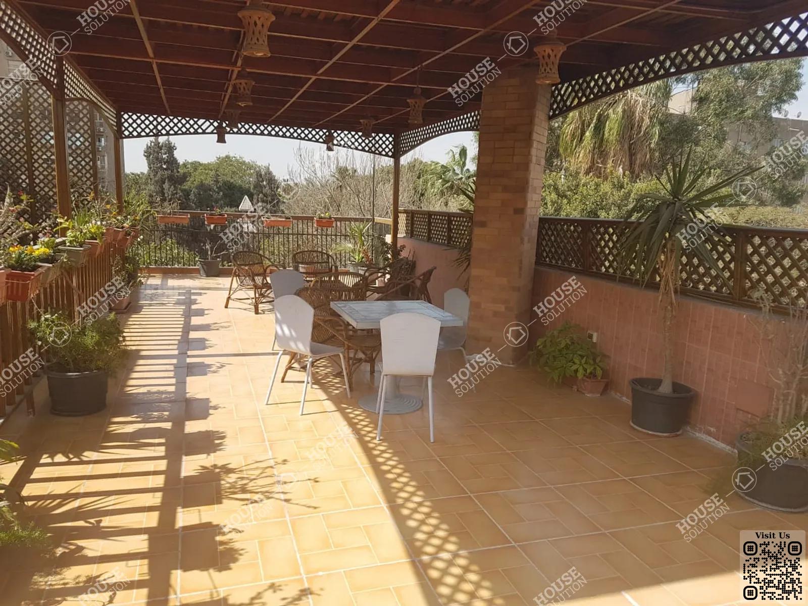 TERRACE  @ Penthouses For Rent In Maadi Old Maadi Area: 170 m² consists of 3 Bedrooms 3 Bathrooms Furnished 5 stars #6102-2