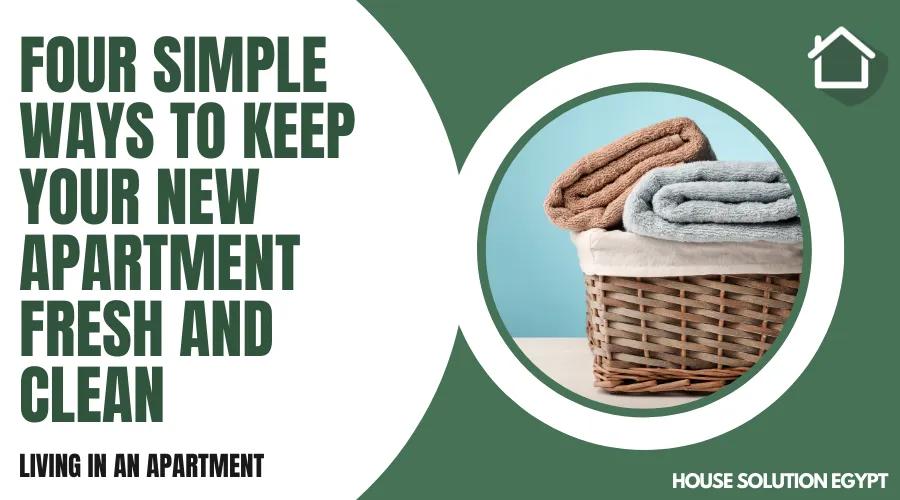 FOUR SIMPLE WAYS TO KEEP YOUR NEW APARTMENT FRESH AND CLEAN  - #218 - article image