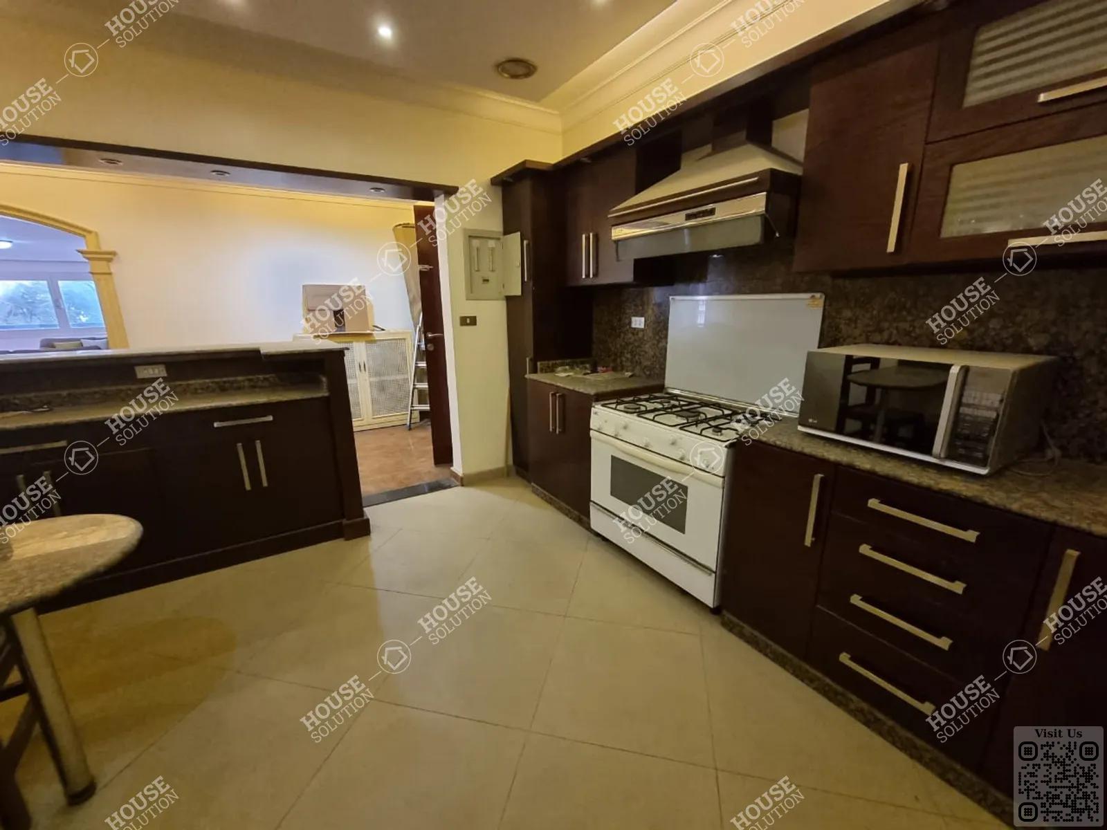 KITCHEN  @ Apartments For Rent In Maadi Maadi Sarayat Area: 200 m² consists of 3 Bedrooms 2 Bathrooms Furnished 5 stars #2546-1