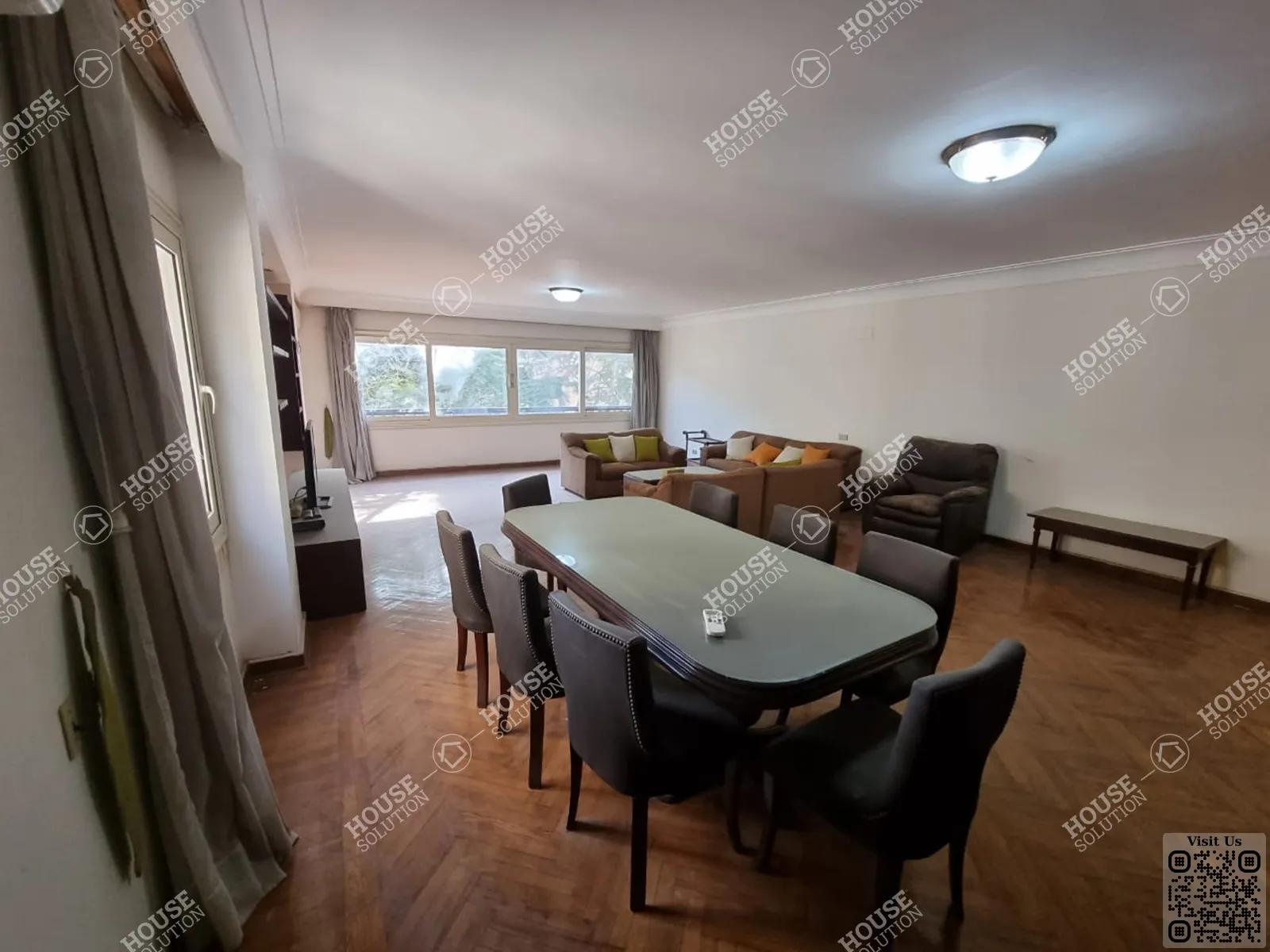 DINING AREA @ Apartments For Rent In Maadi Maadi Sarayat Area: 200 m² consists of 3 Bedrooms 2 Bathrooms Furnished 5 stars #2546-2