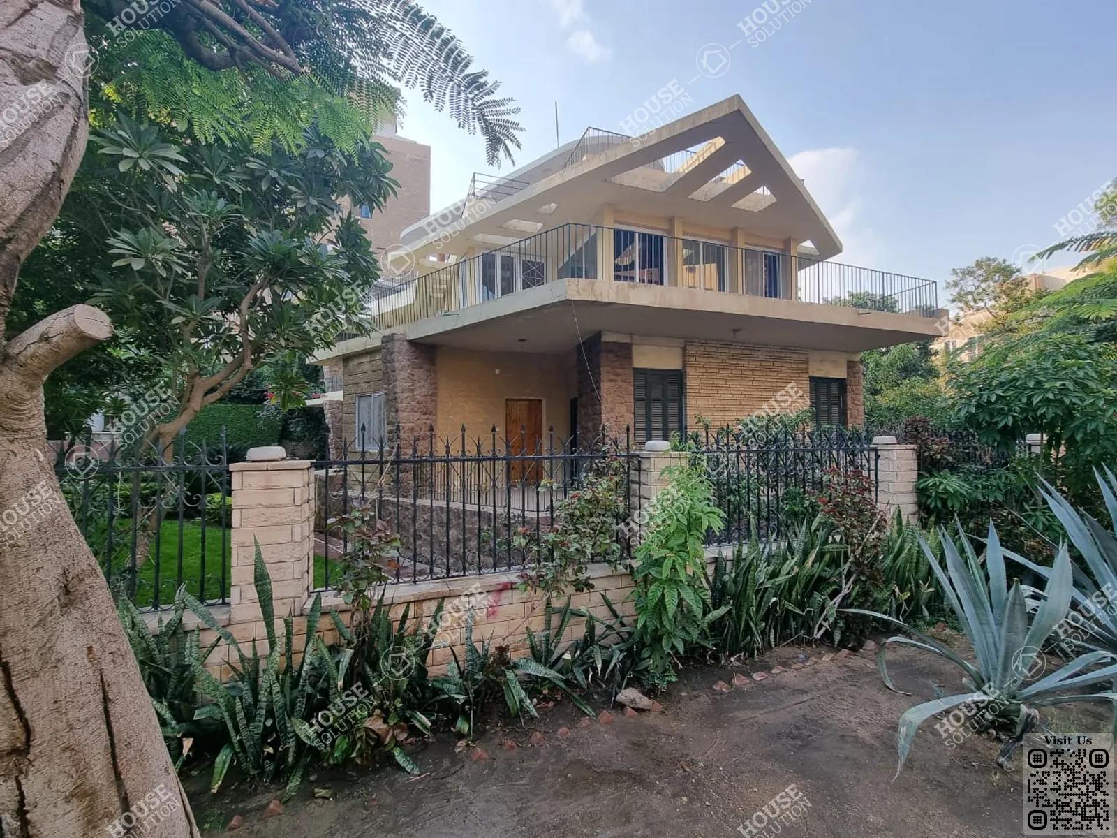 OUTSIDE VIEW  @ Villas For Rent In Maadi Maadi Degla Area: 800 m² consists of 5 Bedrooms 4 Bathrooms Furnished 5 stars #2933-1