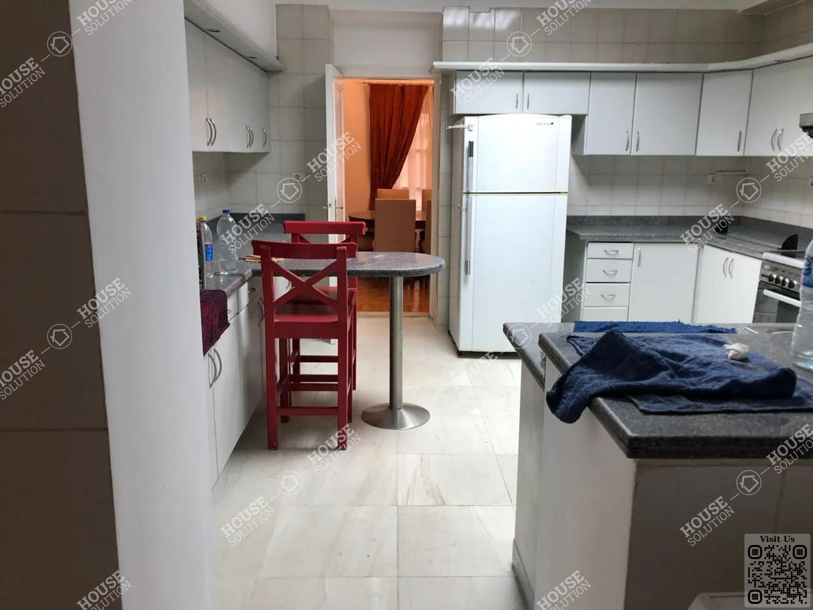 KITCHEN  @ Apartments For Rent In Maadi Maadi Sarayat Area: 320 m² consists of 4 Bedrooms 3 Bathrooms Modern furnished 5 stars #3042-2