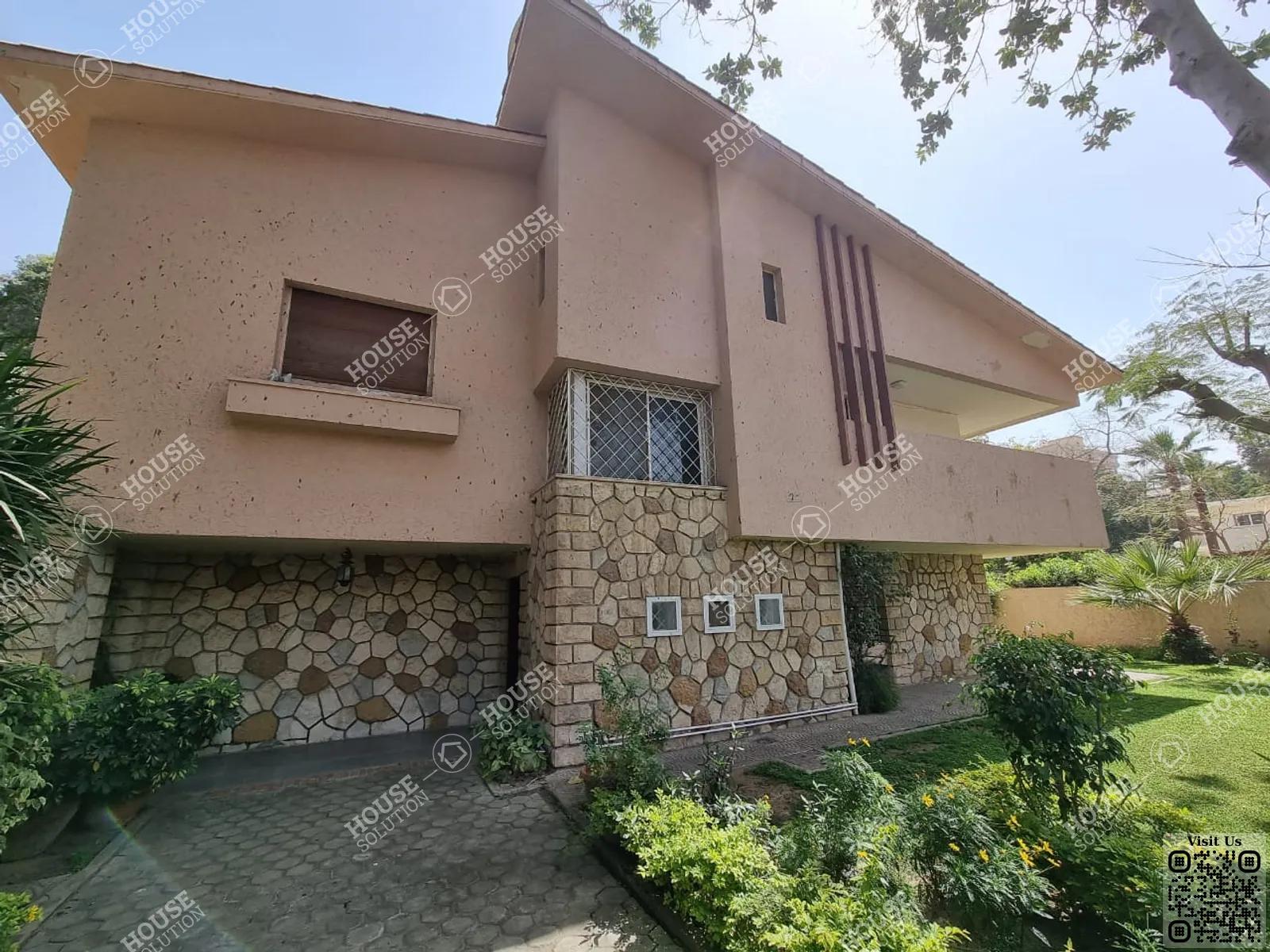 OUTSIDE VIEW  @ Villas For Rent In Maadi Maadi Sarayat Area: 525 m² consists of 4 Bedrooms 4 Bathrooms Semi furnished 5 stars #3213-1