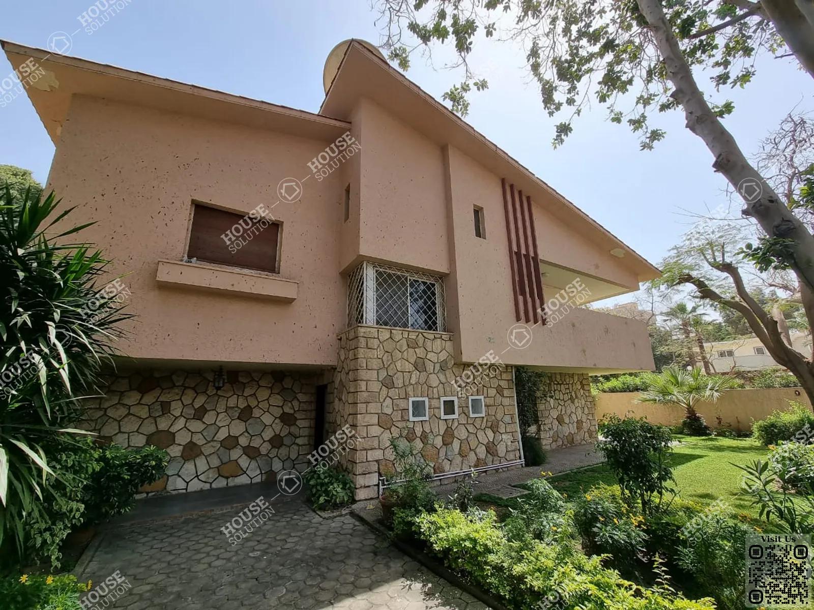 OUTSIDE VIEW  @ Villas For Rent In Maadi Maadi Sarayat Area: 525 m² consists of 4 Bedrooms 4 Bathrooms Semi furnished 5 stars #3213-2