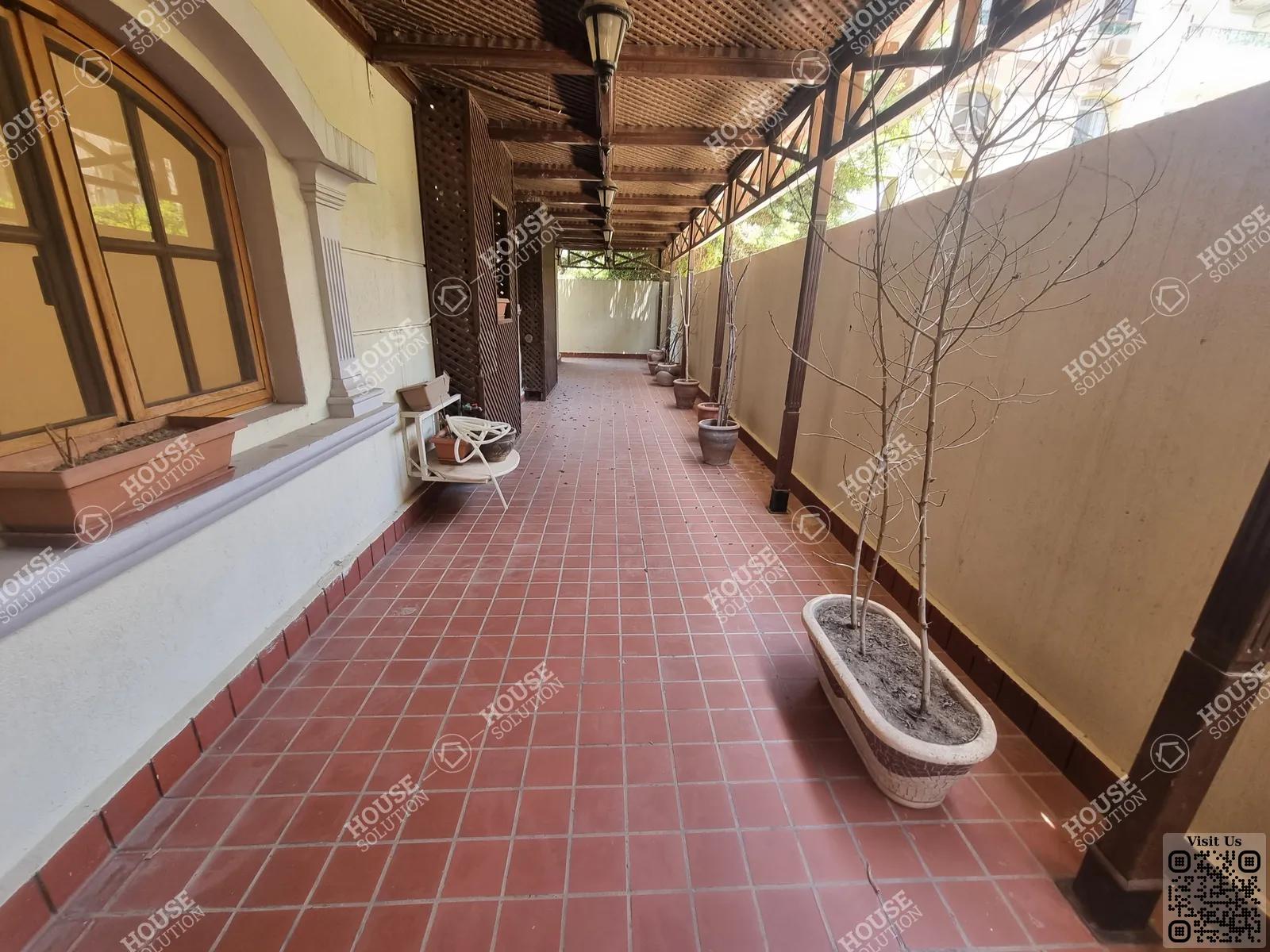 TERRACE  @ Ground Floors For Rent In Maadi Maadi Degla Area: 300 m² consists of 3 Bedrooms 2 Bathrooms Semi furnished 5 stars #3344-0