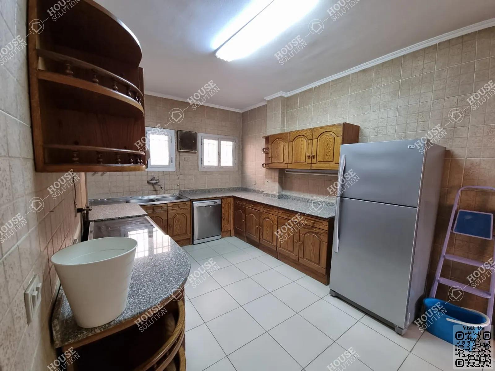 KITCHEN  @ Apartments For Rent In Maadi Maadi Sarayat Area: 300 m² consists of 4 Bedrooms 3 Bathrooms Furnished 5 stars #3404-2