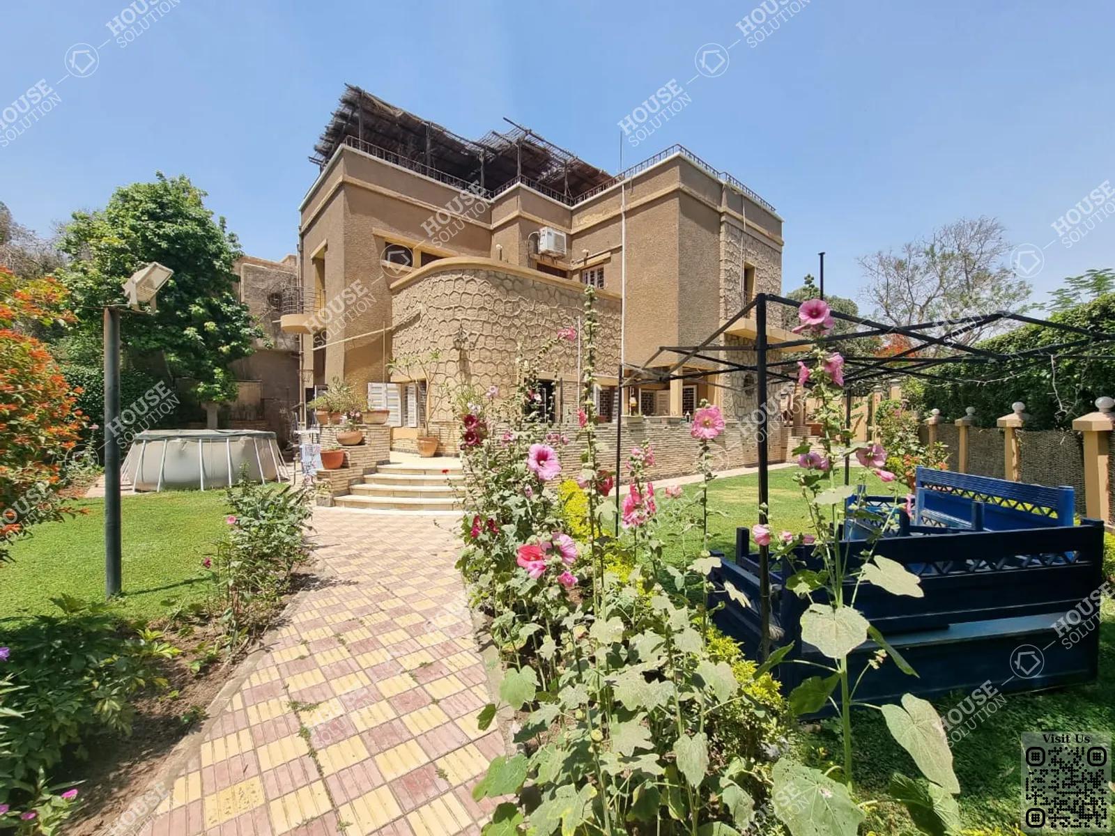 OUTSIDE VIEW  @ Villas For Rent In Maadi Maadi Sarayat Area: 800 m² consists of 4 Bedrooms 4 Bathrooms Semi furnished 5 stars #3407-0