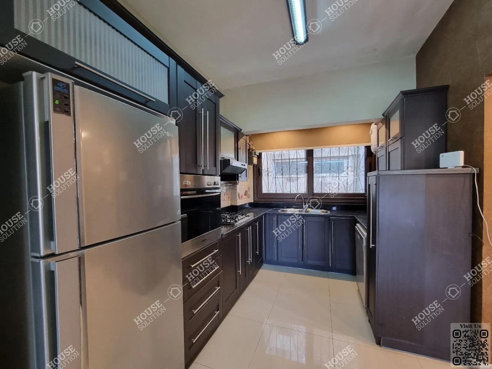 KITCHEN  @ Apartments For Rent In Maadi Maadi Sarayat Area: 160 m² consists of 2 Bedrooms 2 Bathrooms Modern furnished 5 stars #3550-1