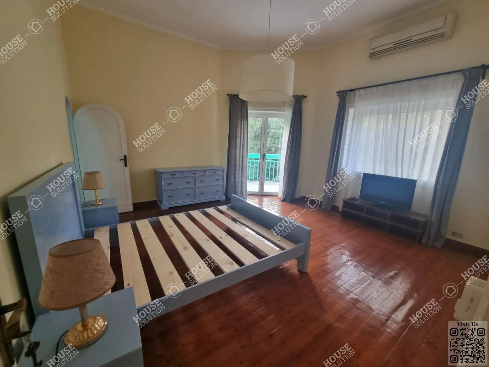 MASTER BEDROOM  @ Villas For Rent In Maadi Maadi Sarayat Area: 1050 m² consists of 4 Bedrooms 4 Bathrooms Furnished 5 stars #3764-0