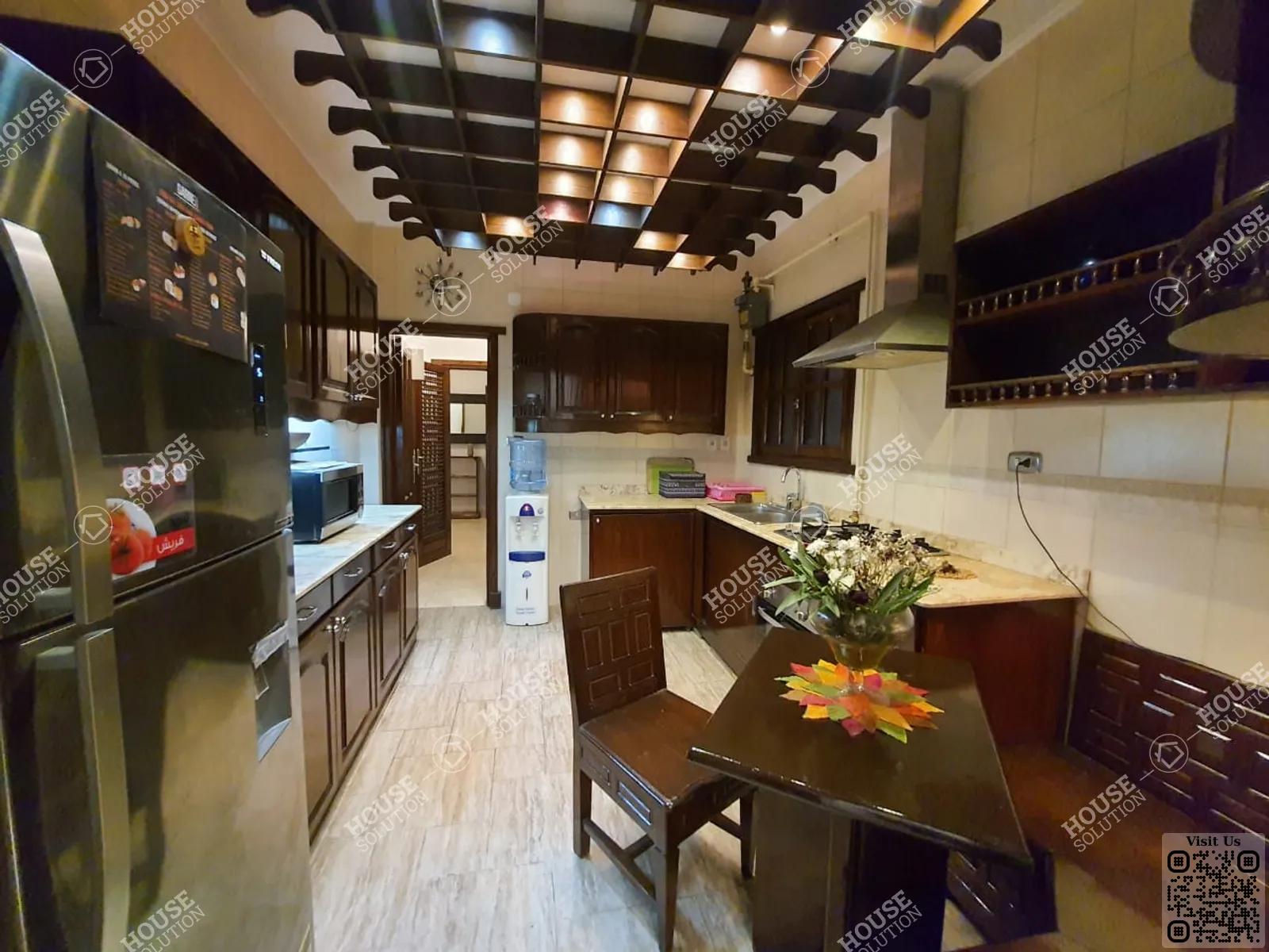 KITCHEN  @ Apartments For Rent In Maadi Maadi Sarayat Area: 180 m² consists of 3 Bedrooms 2 Bathrooms Modern furnished 5 stars #3874-2