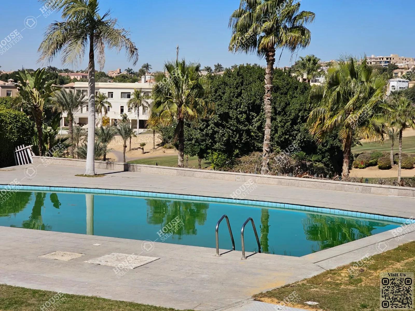 PRIVATE SWIMMING POOL  @ Villas For Rent In Katameya katameya Heights Area: 1300 m² consists of 6 Bedrooms 6 Bathrooms Semi furnished 5 stars #3942-2