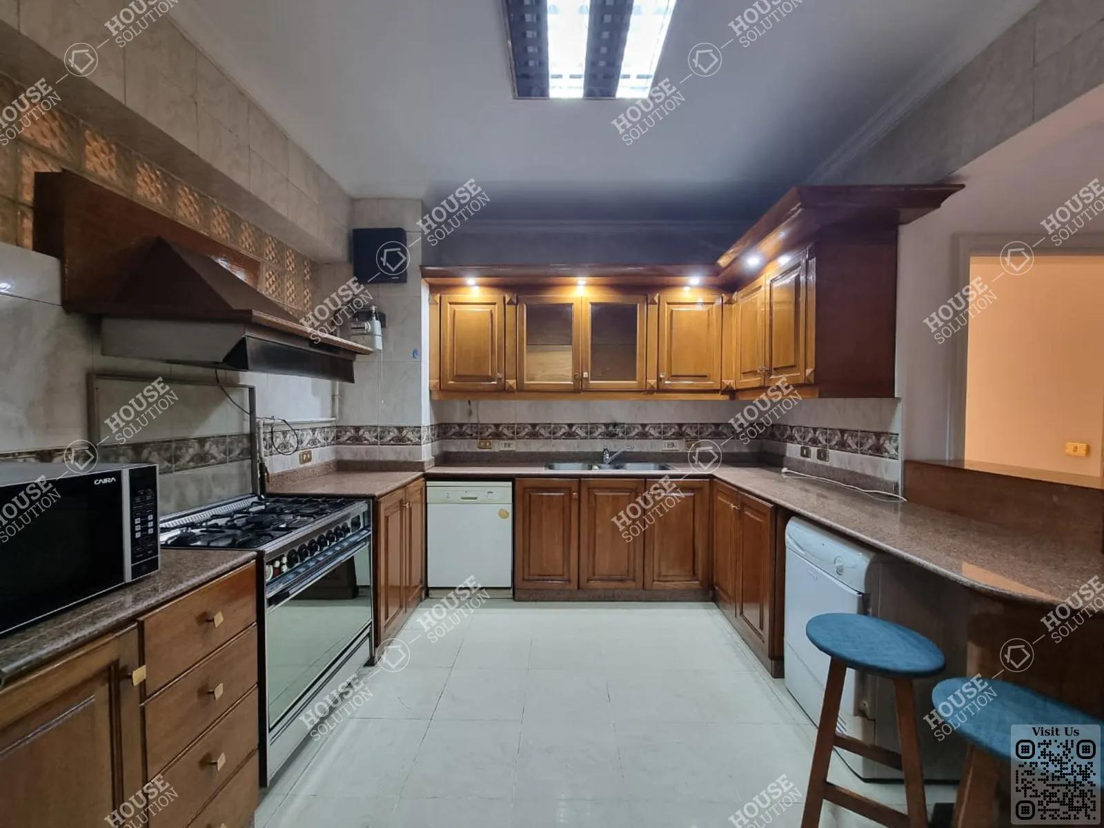 KITCHEN  @ Apartments For Rent In Maadi Maadi Sarayat Area: 240 m² consists of 3 Bedrooms 3 Bathrooms Furnished 5 stars #4235-1