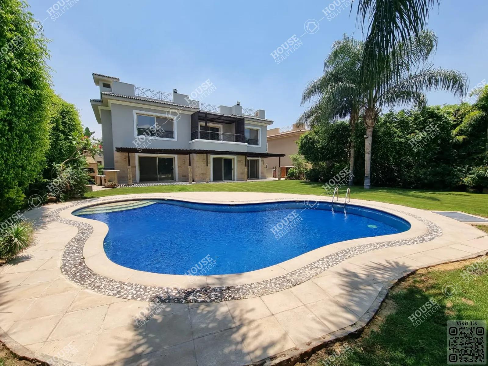 PRIVATE SWIMMING POOL  @ Villas For Rent In Katameya katameya Heights Area: 650 m² consists of 6 Bedrooms 8 Bathrooms Semi furnished 5 stars #4372-0