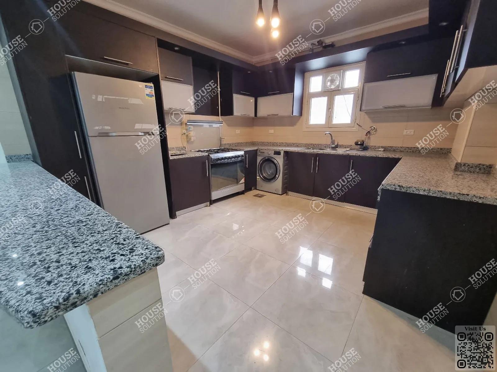 KITCHEN  @ Apartments For Rent In Maadi Maadi Sarayat Area: 220 m² consists of 3 Bedrooms 3 Bathrooms Modern furnished 5 stars #4539-1