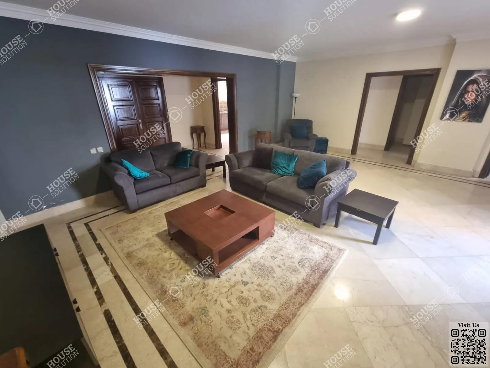 RECEPTION  @ Ground Floors For Rent In Maadi Maadi Sarayat Area: 300 m² consists of 4 Bedrooms 3 Bathrooms Modern furnished 5 stars #4590-0