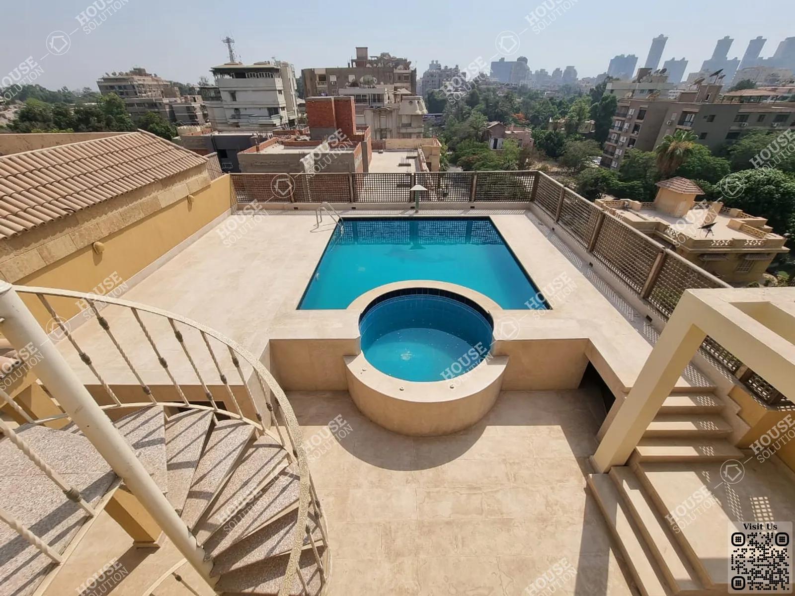 PRIVATE SWIMMING POOL  @ Penthouses For Rent In Maadi Maadi Sarayat Area: 500 m² consists of 4 Bedrooms 4 Bathrooms Modern furnished 5 stars #4683-0