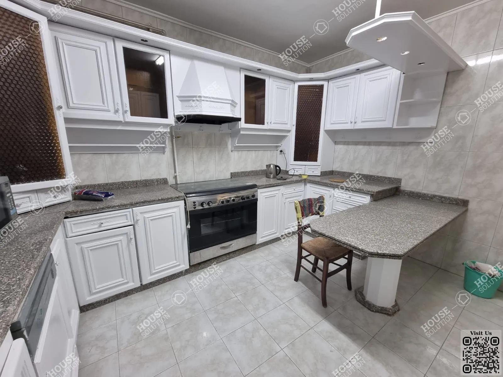 KITCHEN  @ Apartments For Rent In Maadi Maadi Sarayat Area: 270 m² consists of 3 Bedrooms 3 Bathrooms Furnished 5 stars #4889-1
