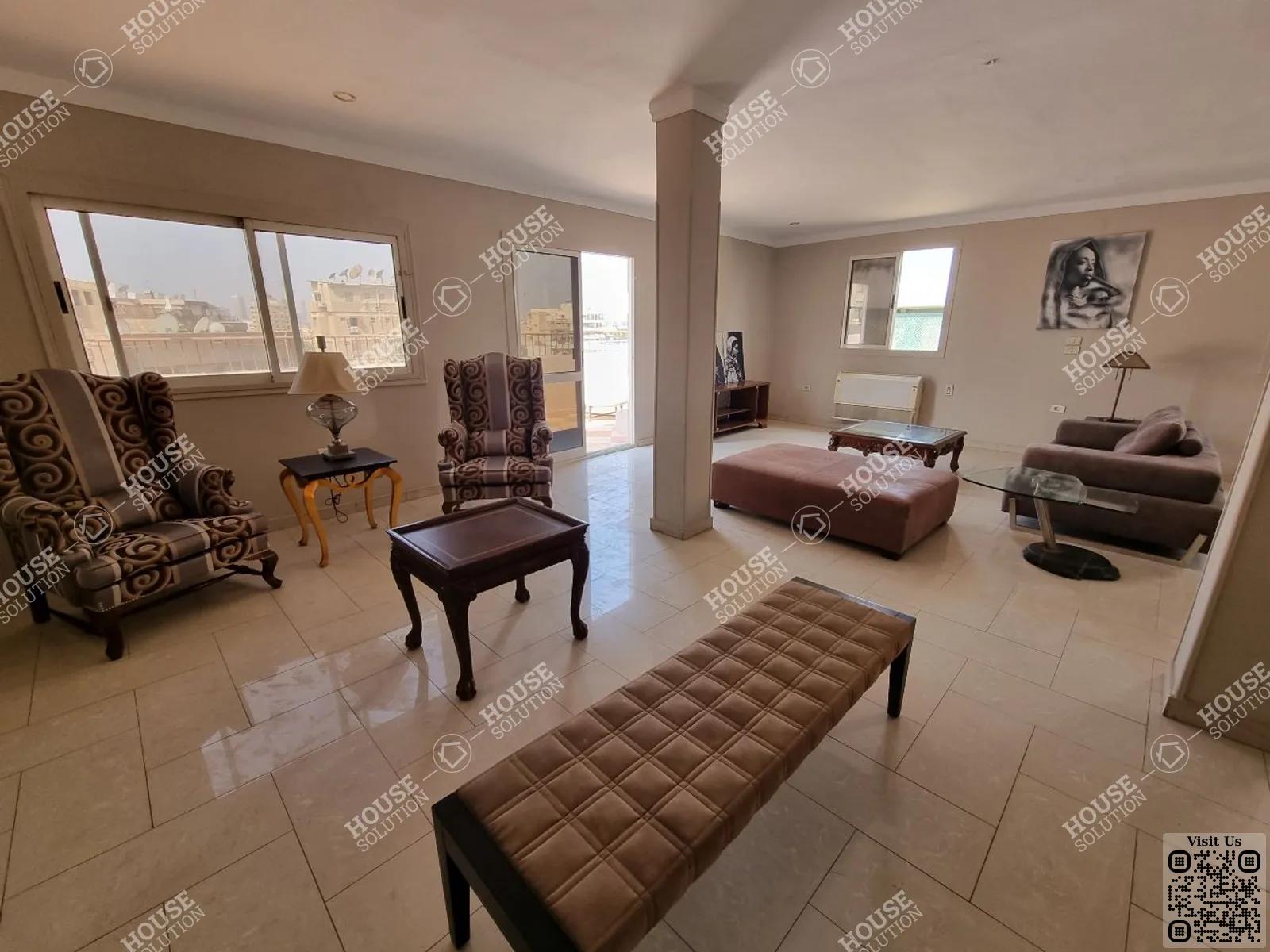 RECEPTION  @ Penthouses For Rent In Maadi Maadi Degla Area: 250 m² consists of 3 Bedrooms 3 Bathrooms Modern furnished 5 stars #4898-0