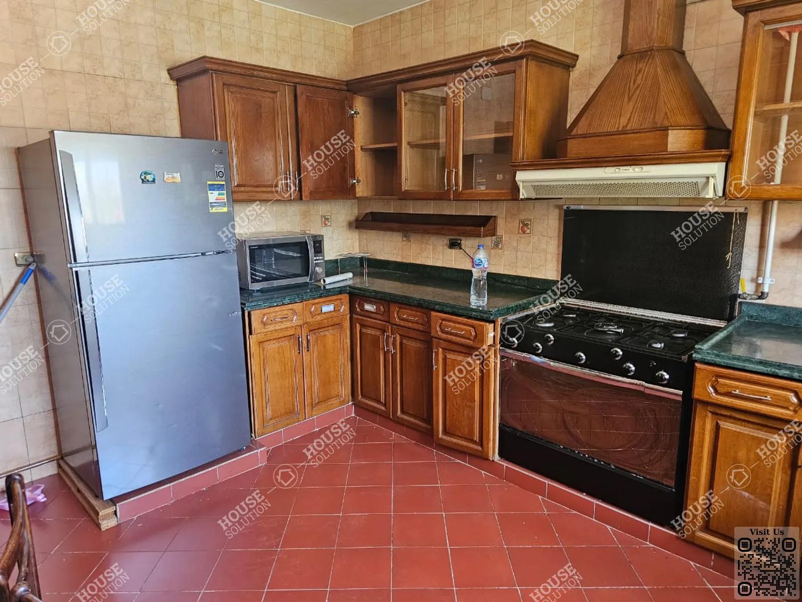 KITCHEN  @ Apartments For Rent In Maadi Maadi Degla Area: 240 m² consists of 3 Bedrooms 3 Bathrooms Modern furnished 5 stars #4991-2