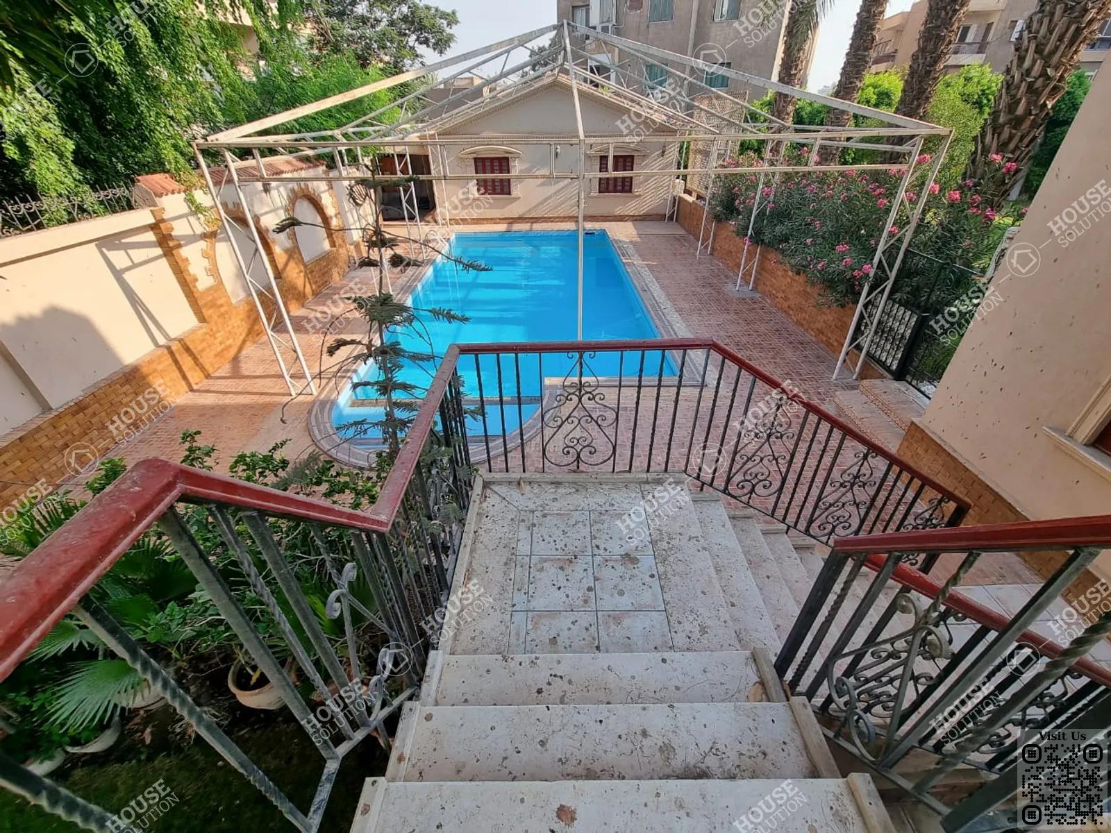 PRIVATE SWIMMING POOL  @ Villas For Rent In Maadi New Maadi Area: 1050 m² consists of 5 Bedrooms 5 Bathrooms Semi furnished 5 stars #5036-1